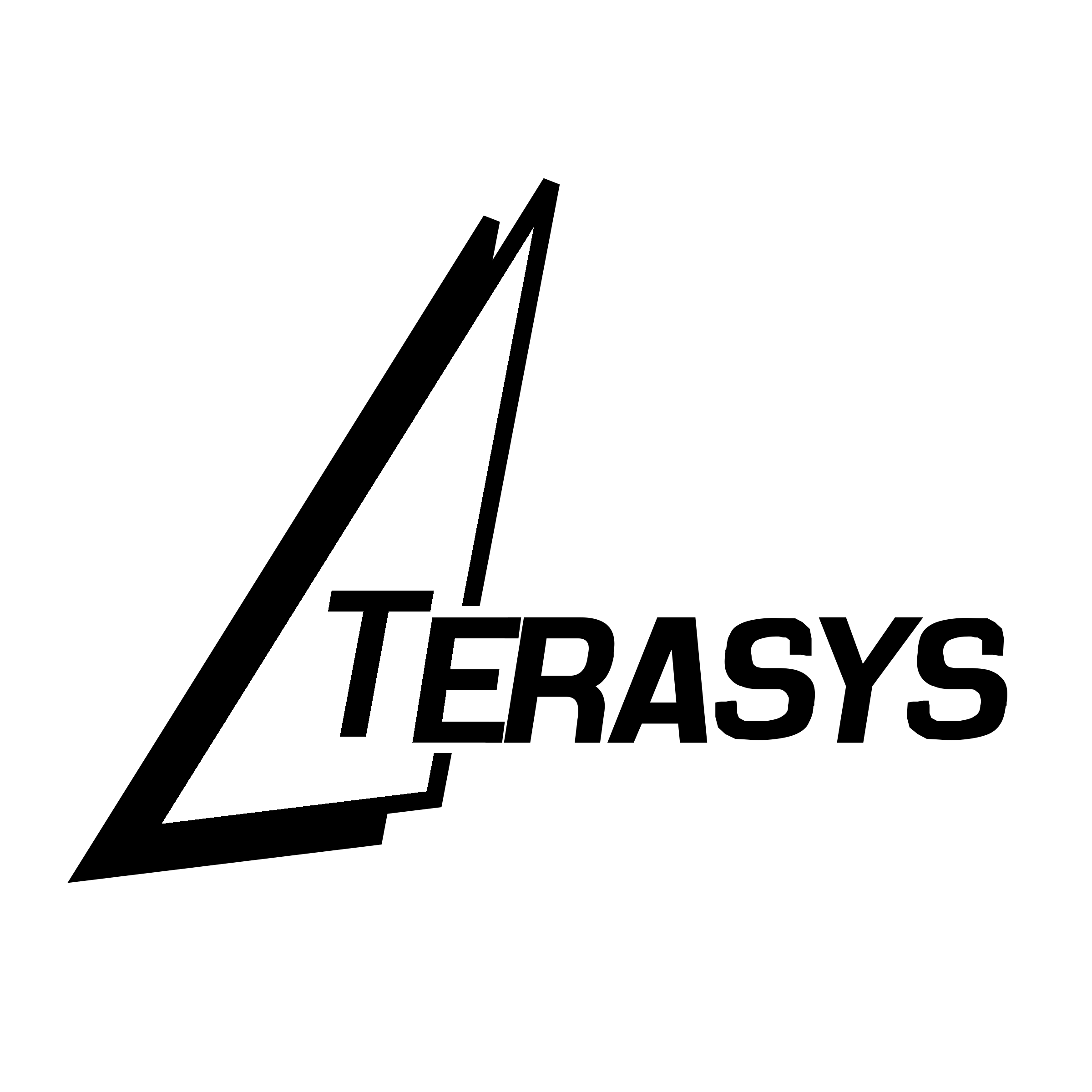 Terasys Logo black and white