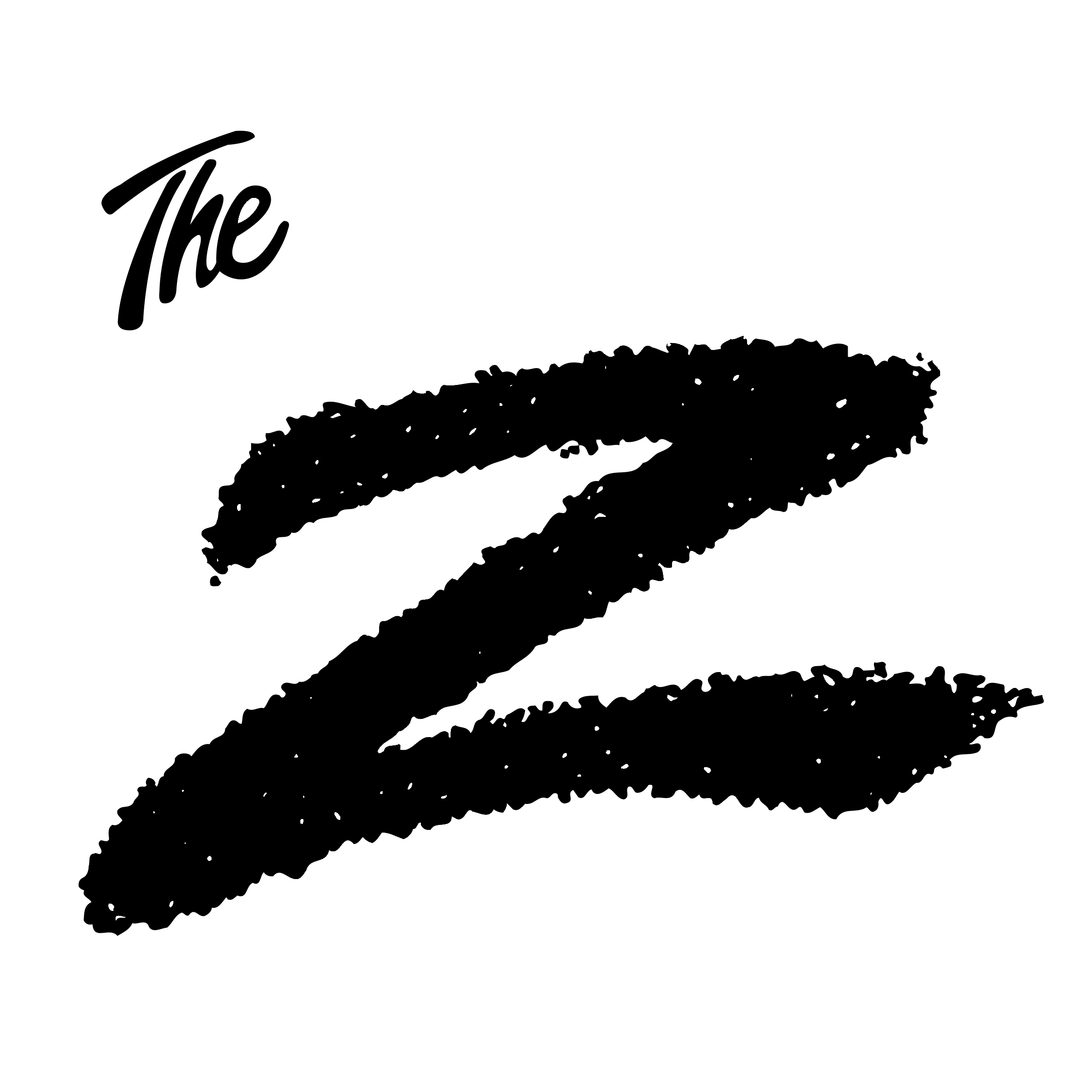 The Big EZ Logo black and white