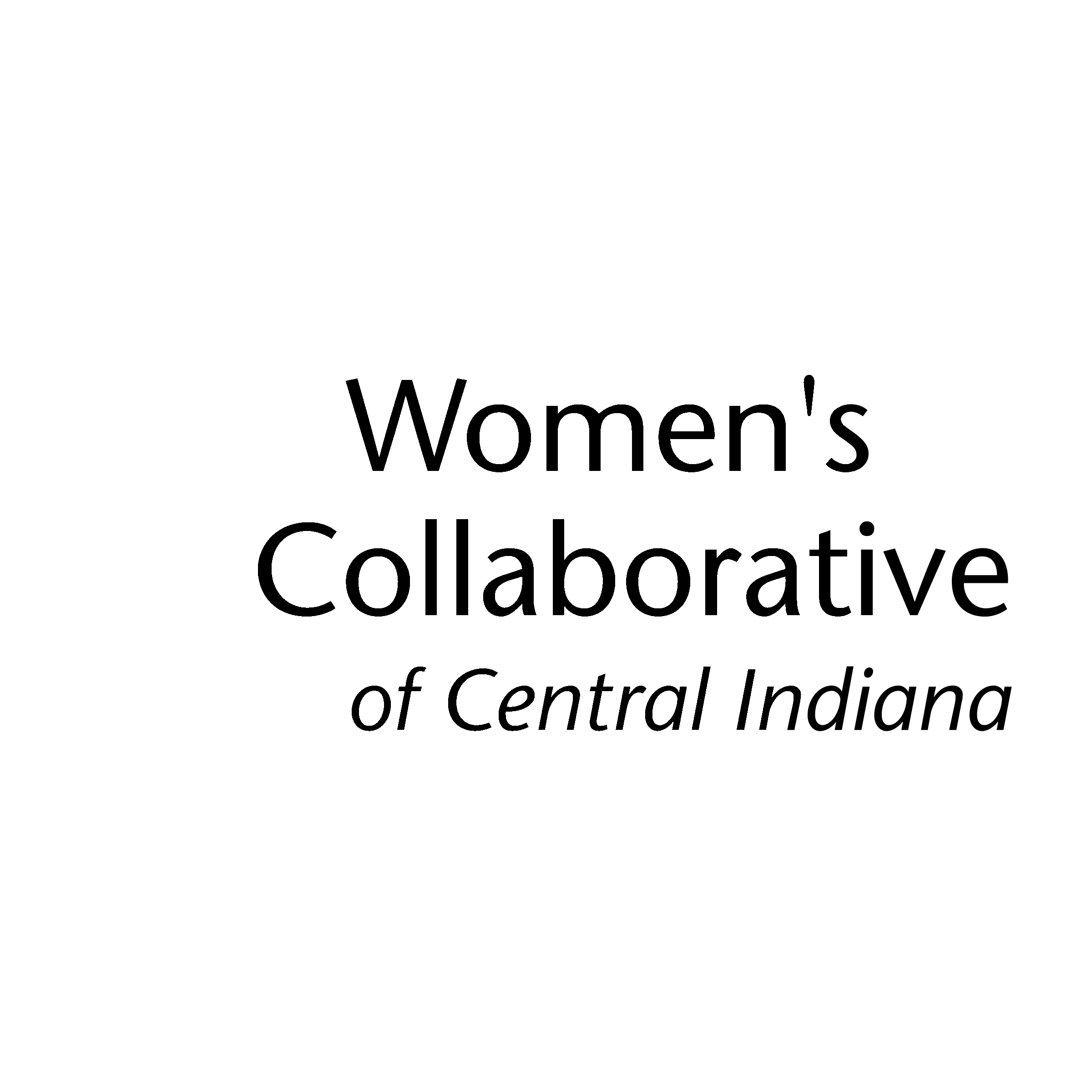 The Women's Collaborative Logo black and white