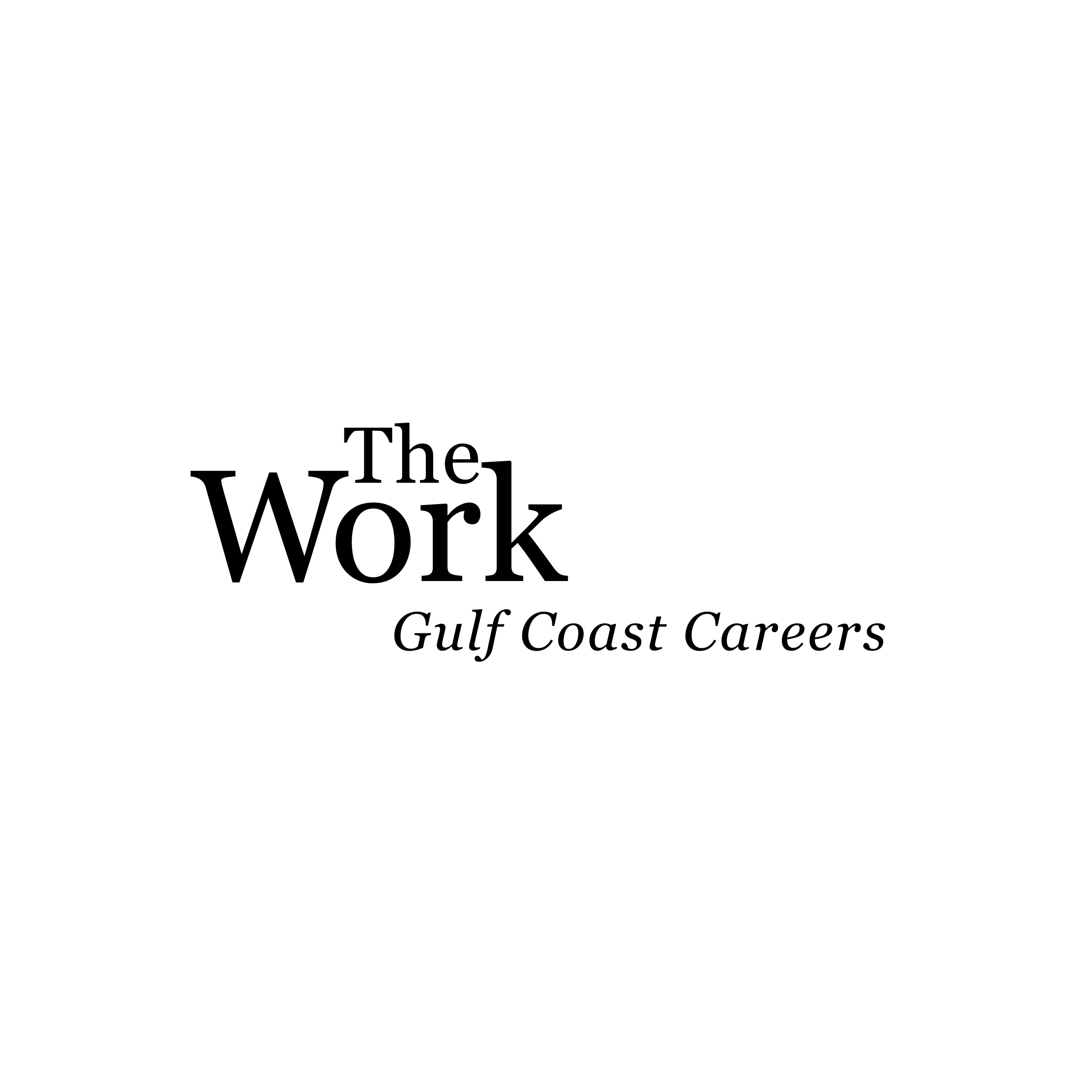 The WorkSource Logo black and white