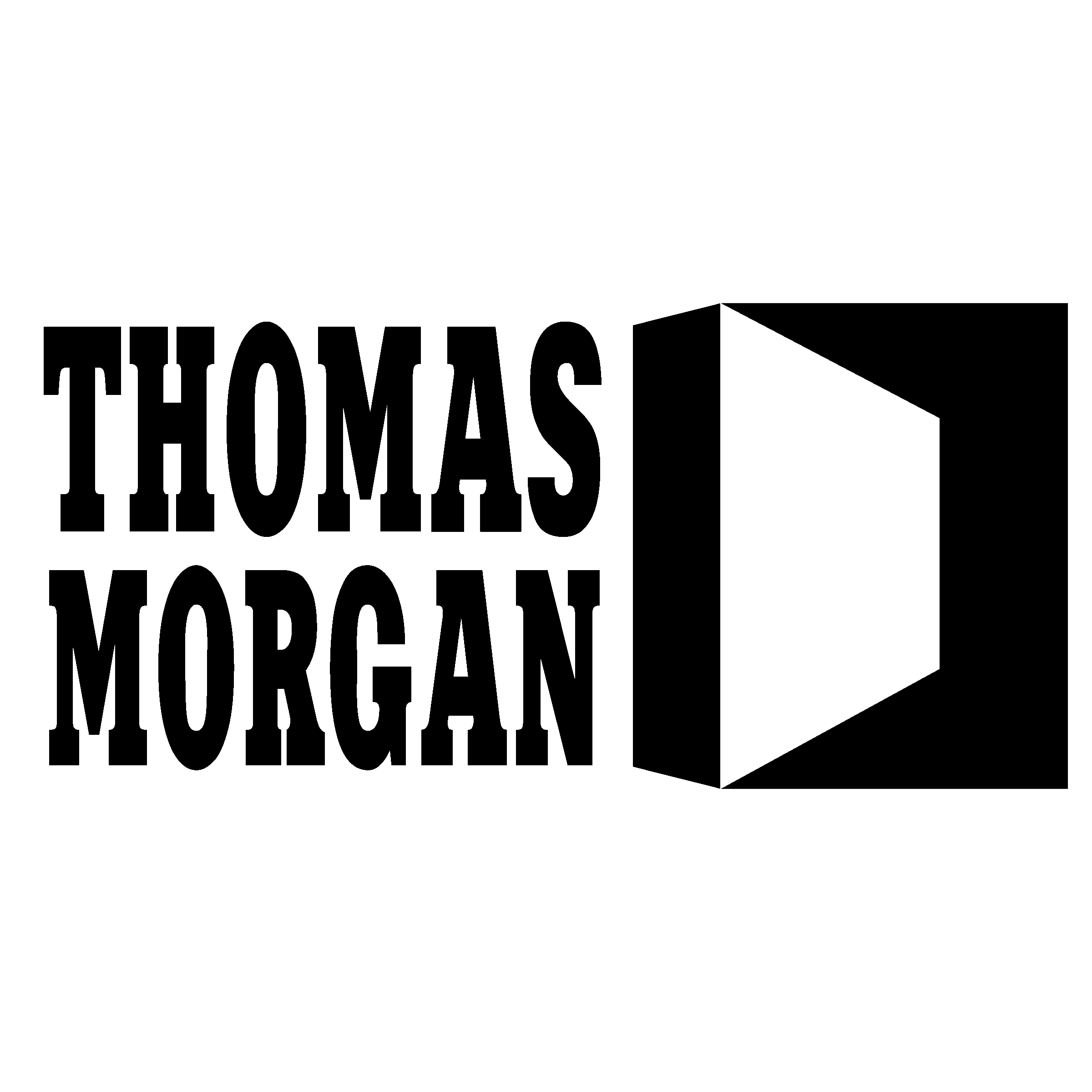 Thomas Morgan Logo black and white