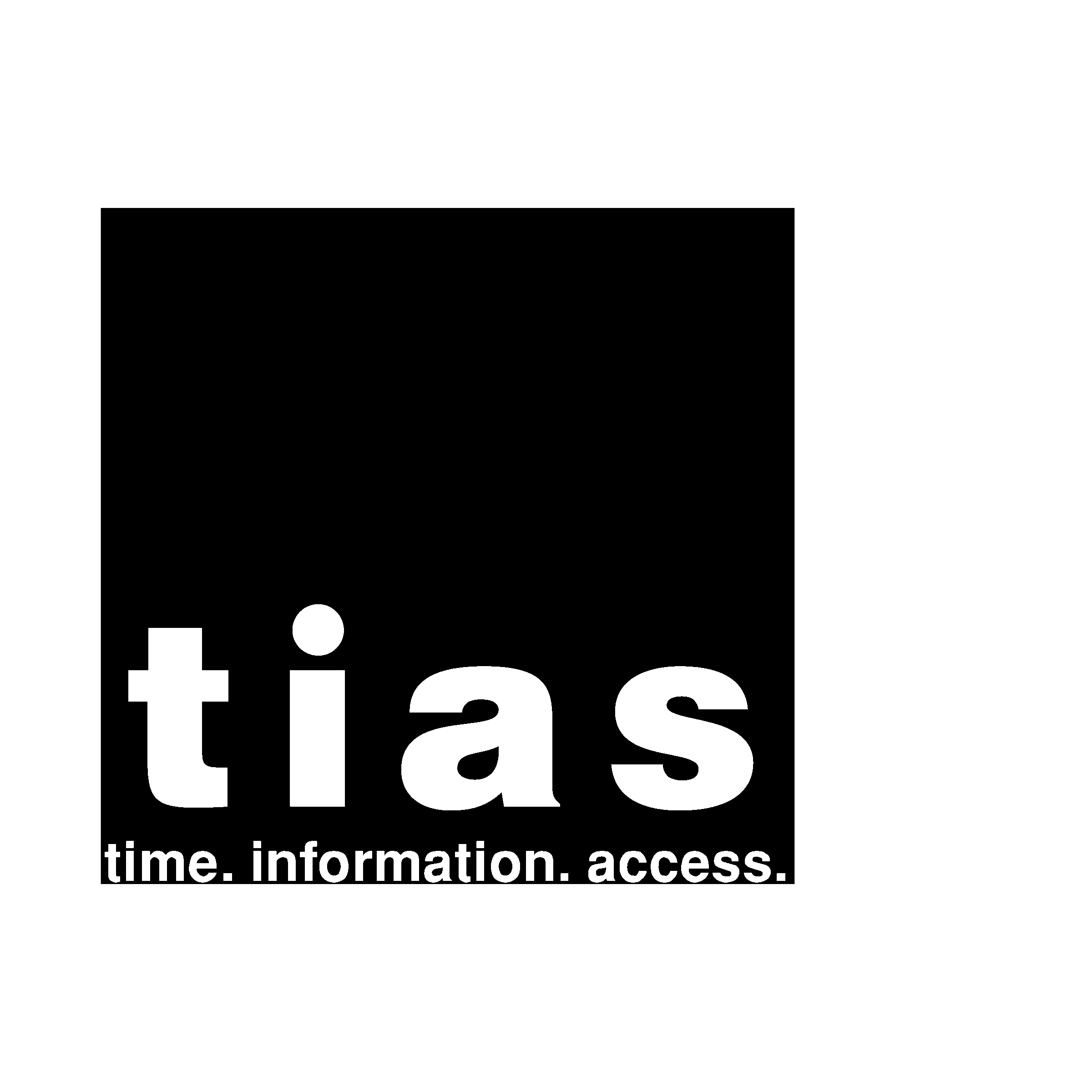 TIAS Logo black and white