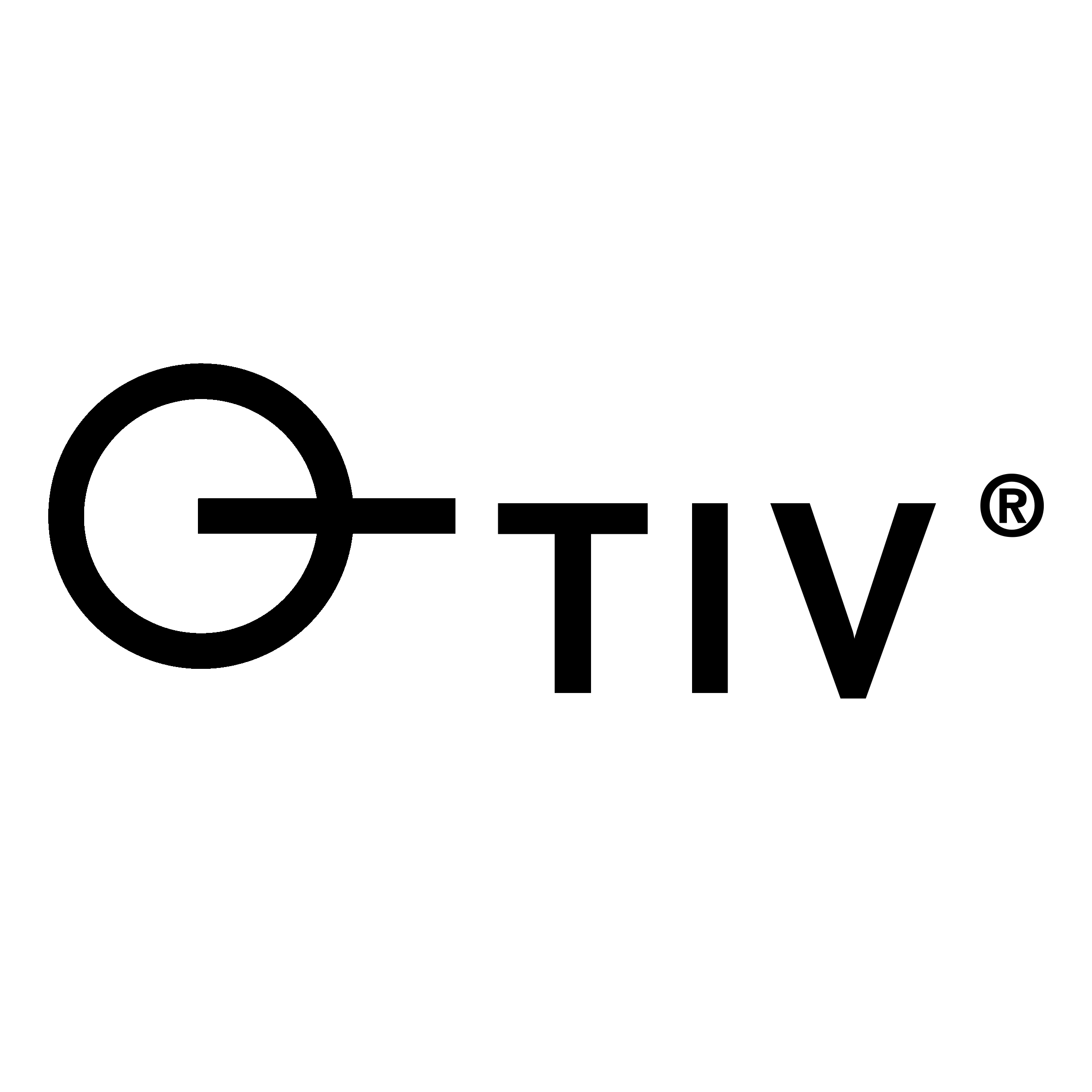 TIV Logo black and white
