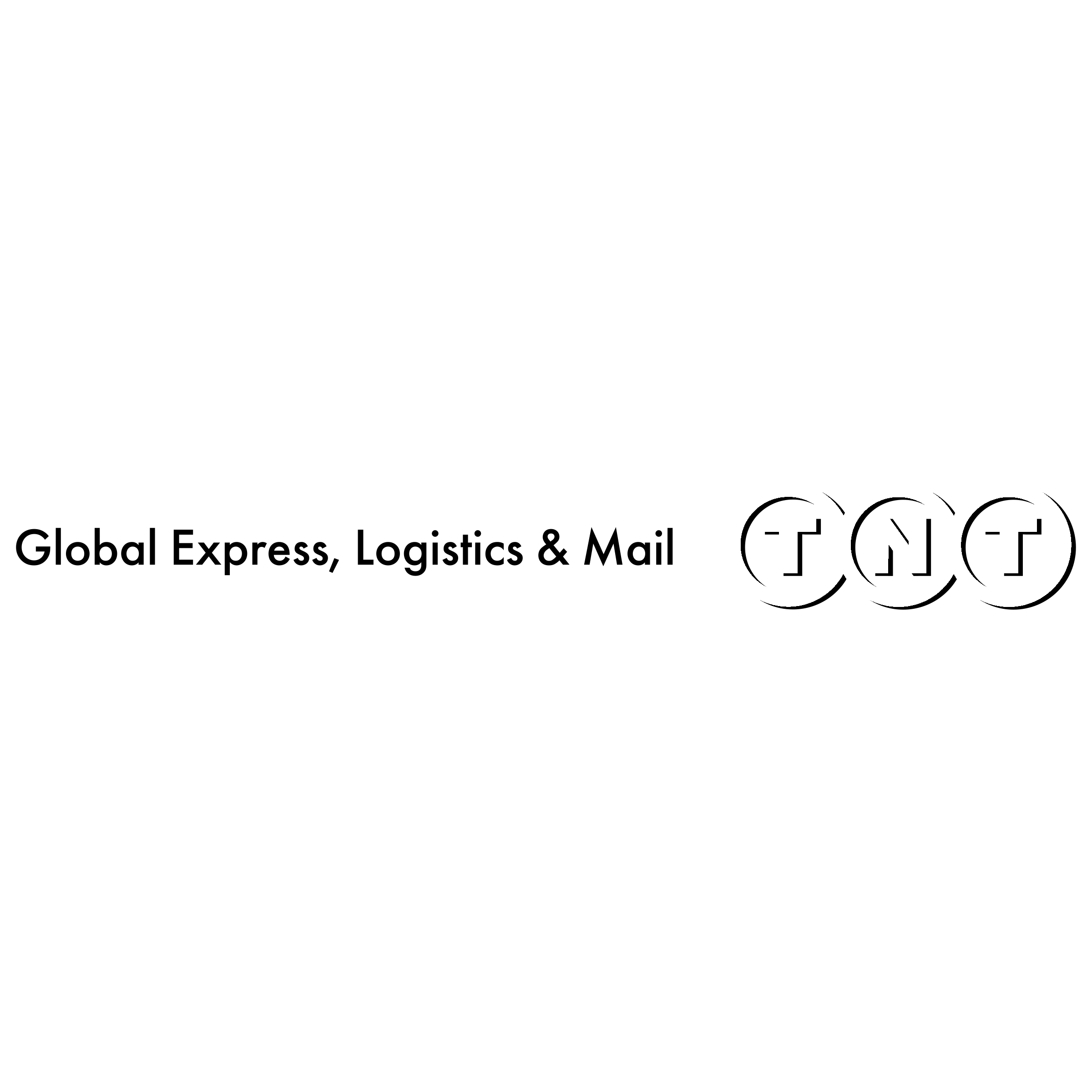 TNT Logo black and white