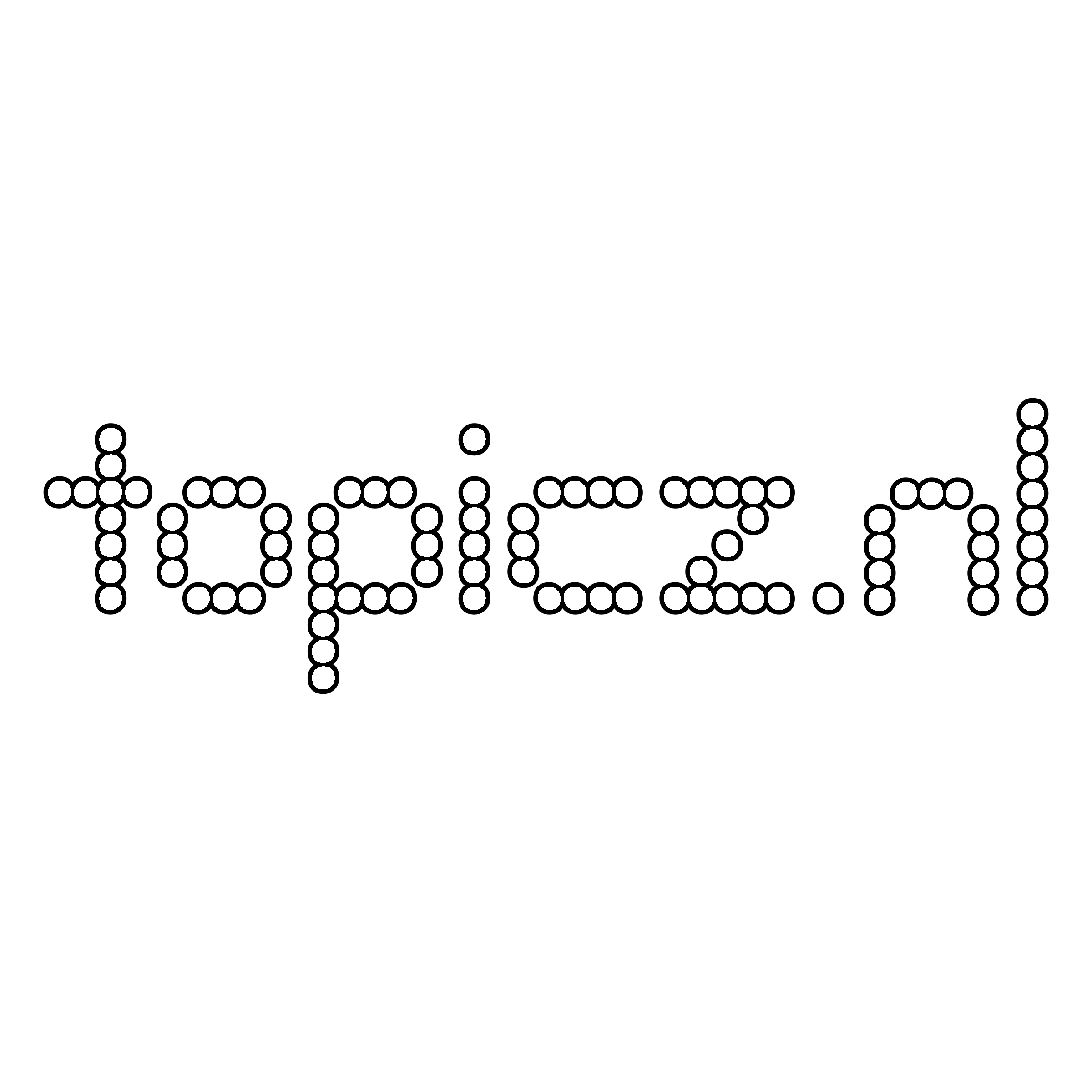 Topicz Design Logo black and white