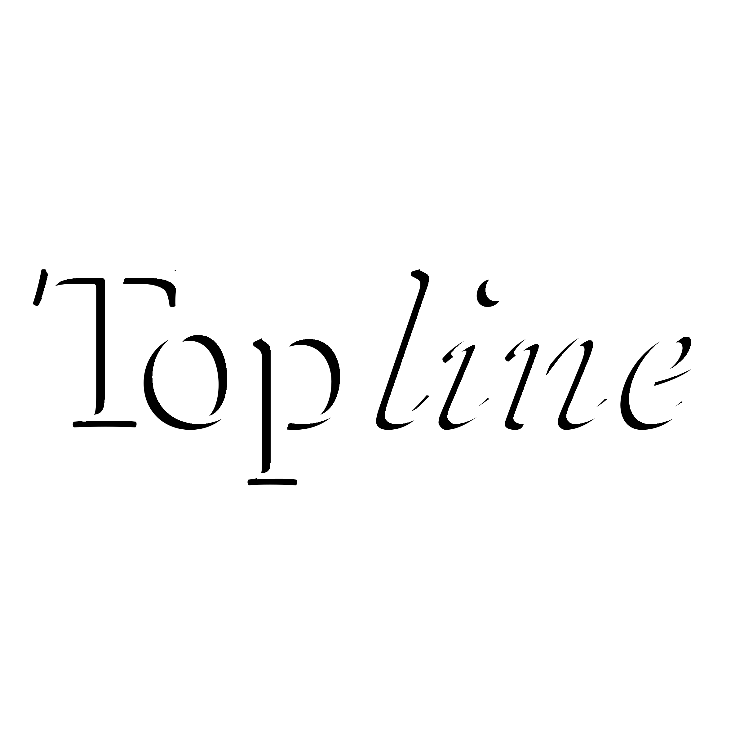 TopLine Logo PNG Transparent & SVG Vector Freebie Supply