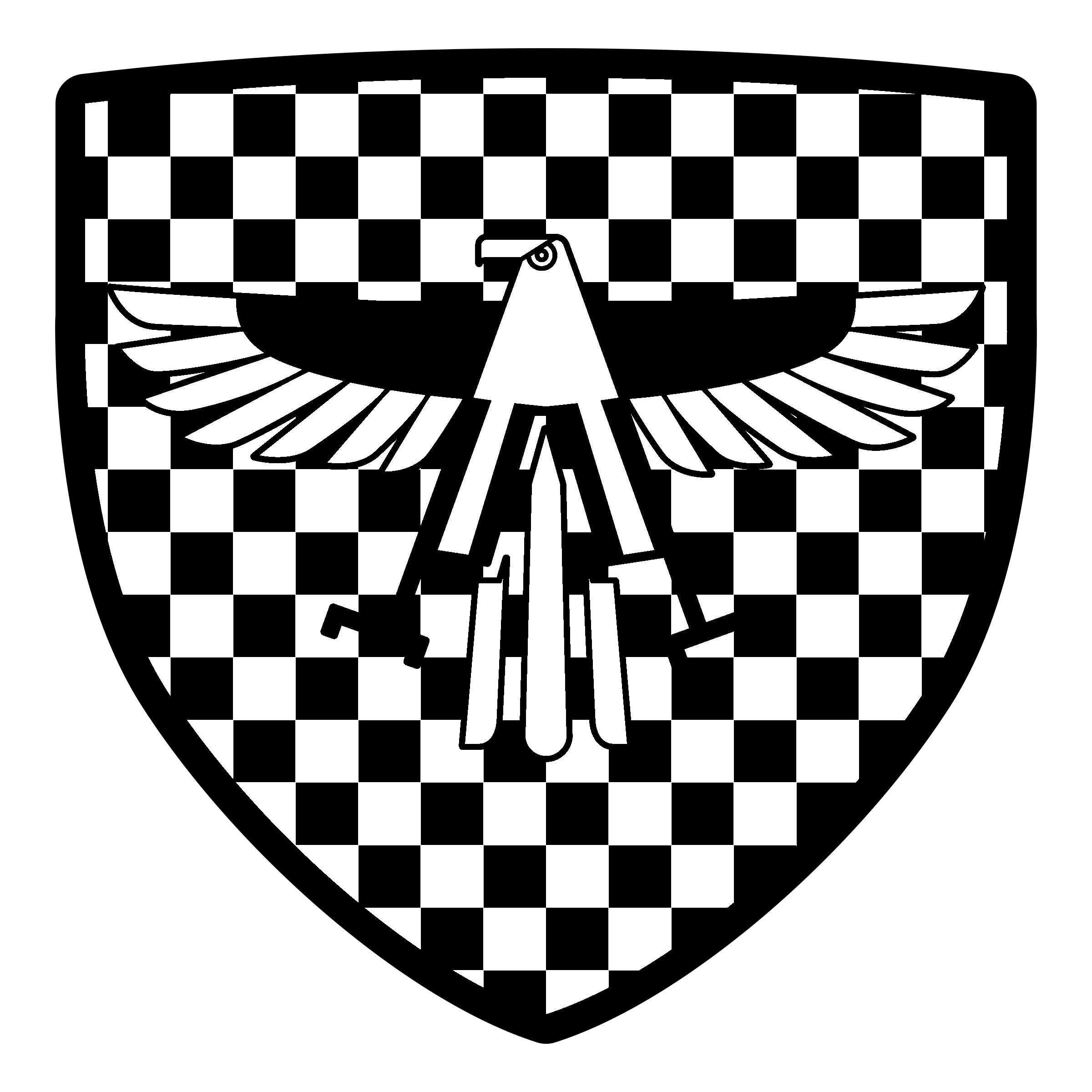 Toyota MR2 Mark 1 Logo black and white