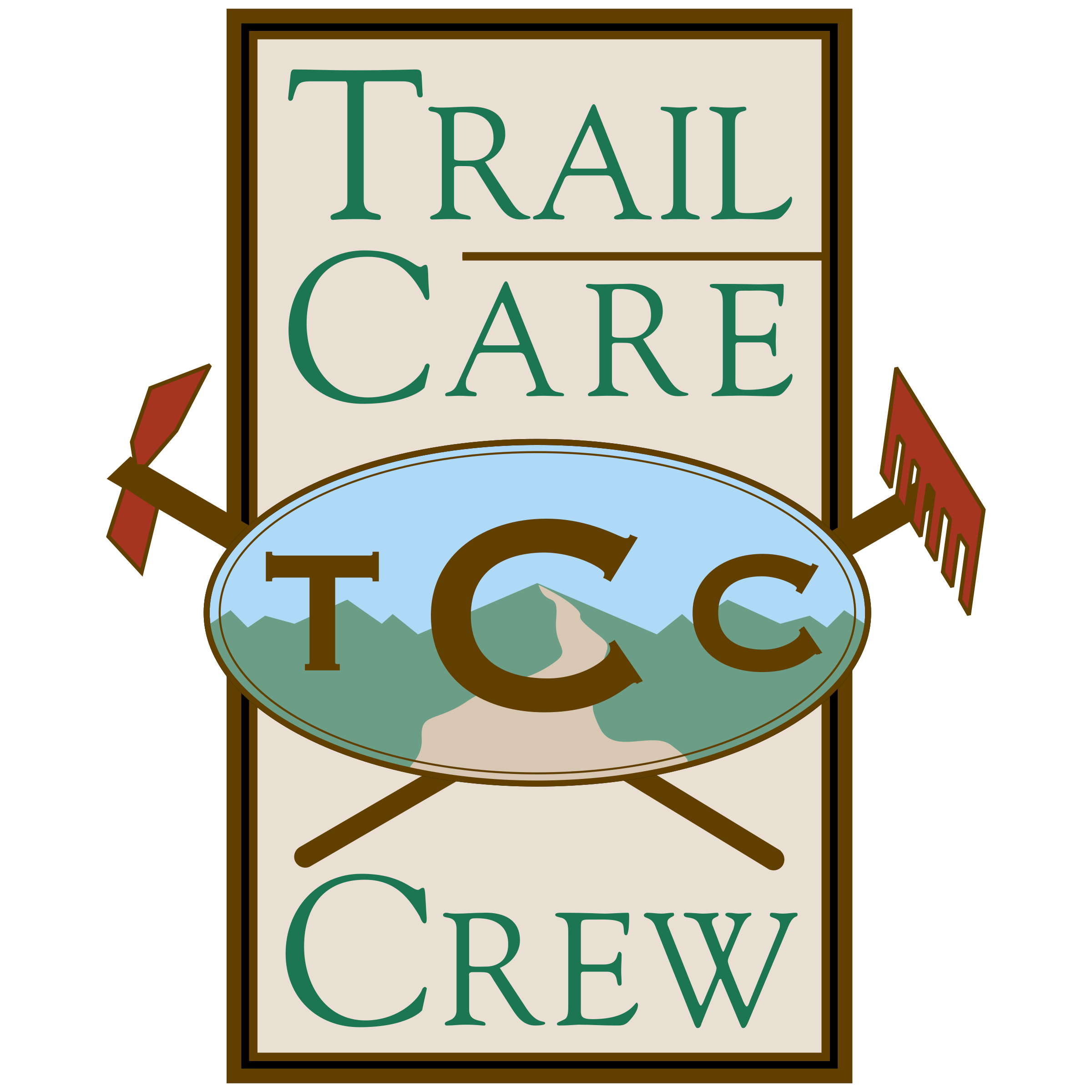 Trail Care Crew Logo png transparent