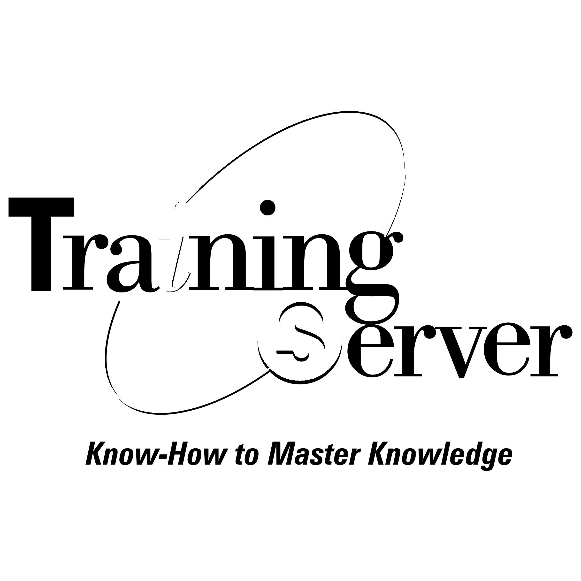 Training Server Logo black and white