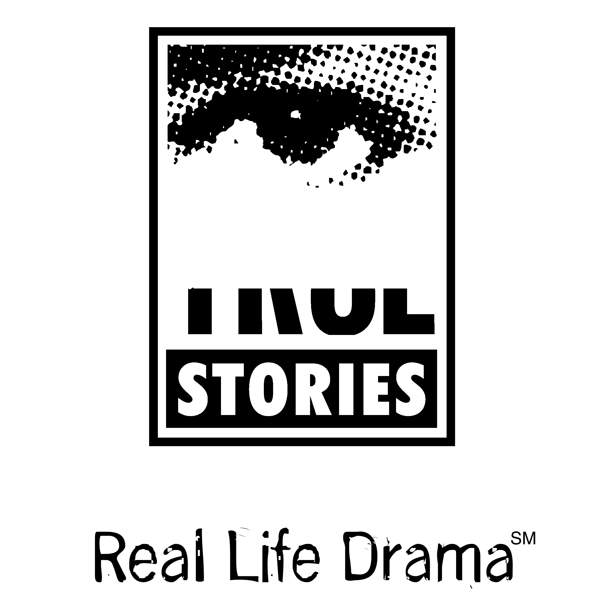 True Stories Logo black and white