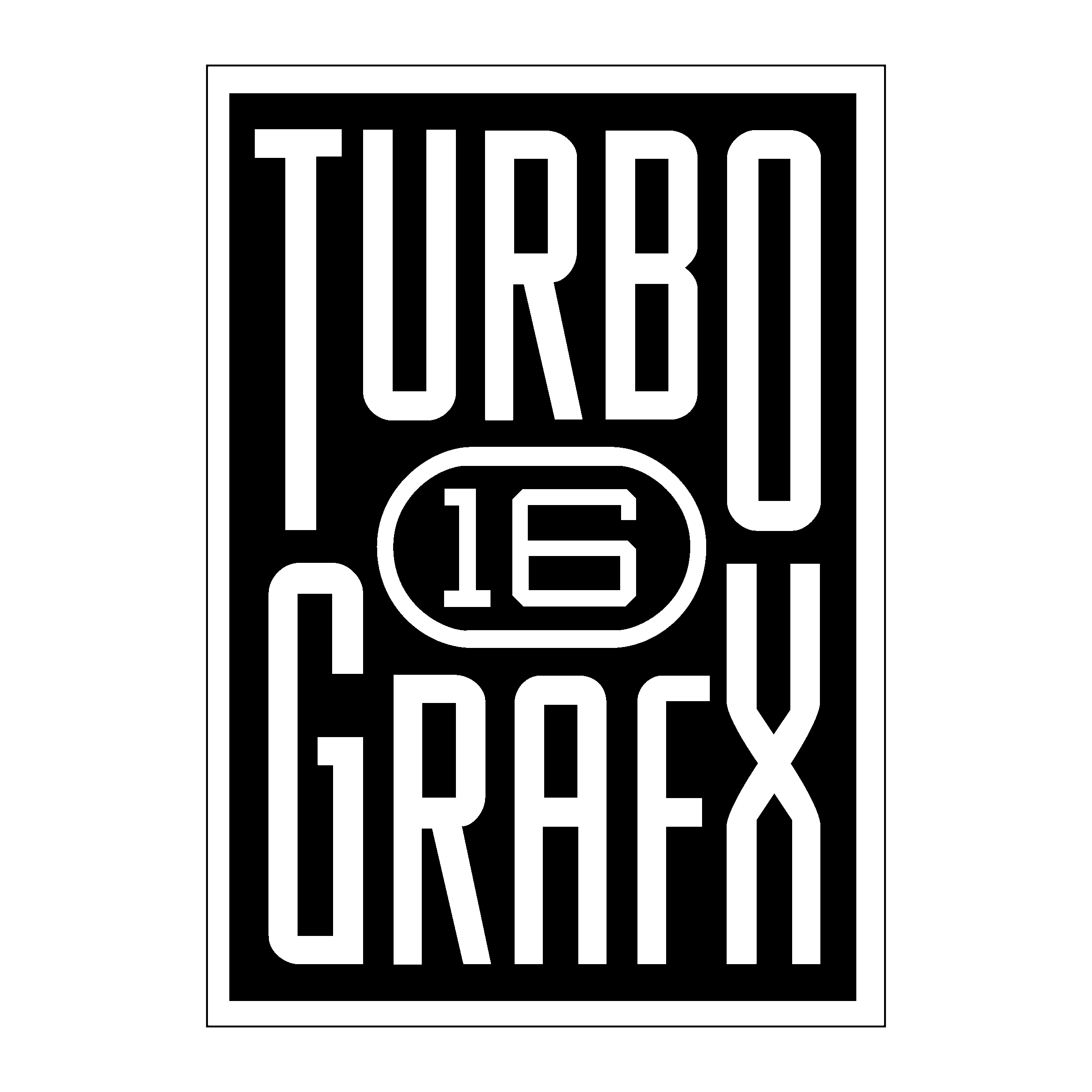 Turbo GrafX Logo PNG Transparent & SVG Vector Freebie Supply
