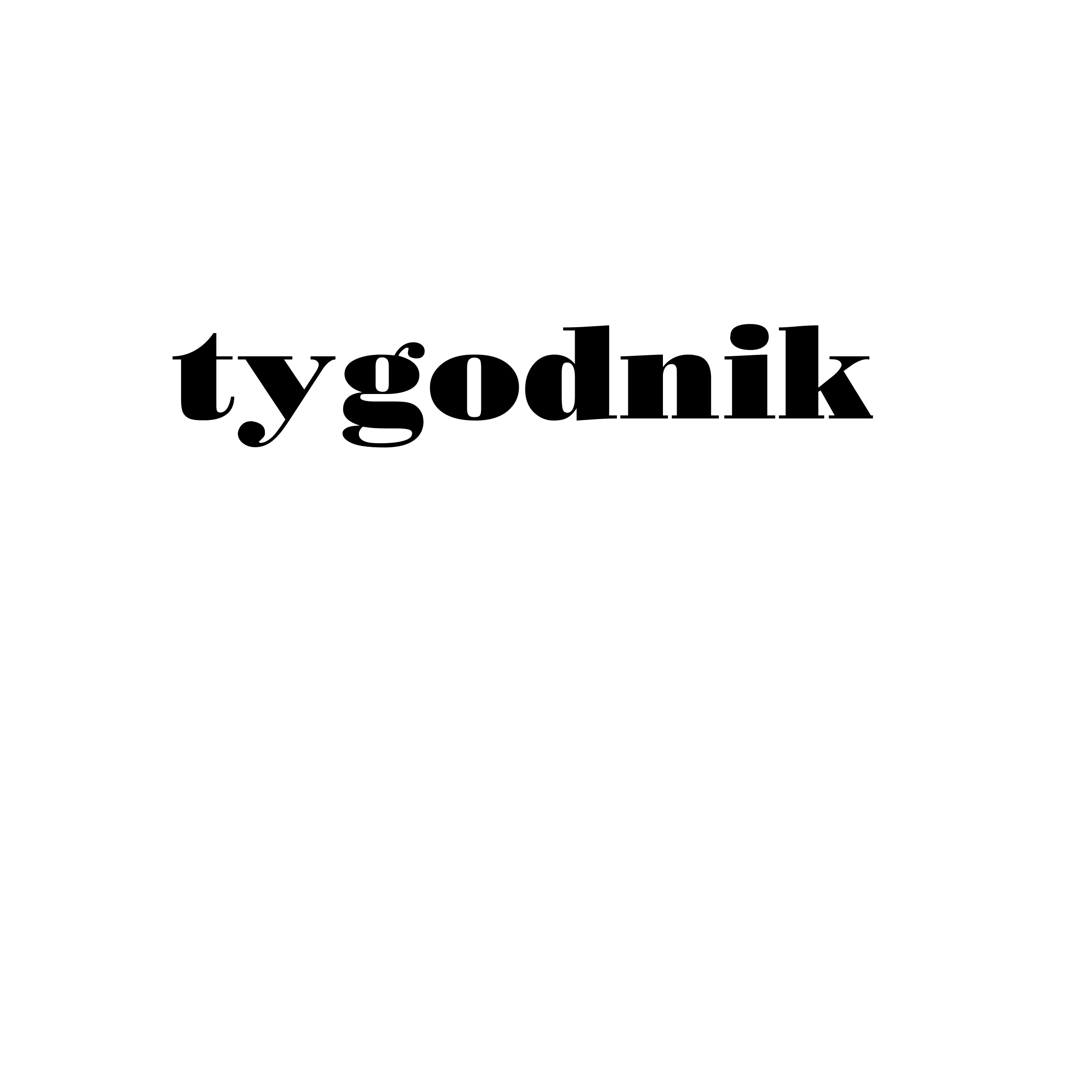 Tygodnik Plocki Logo black and white
