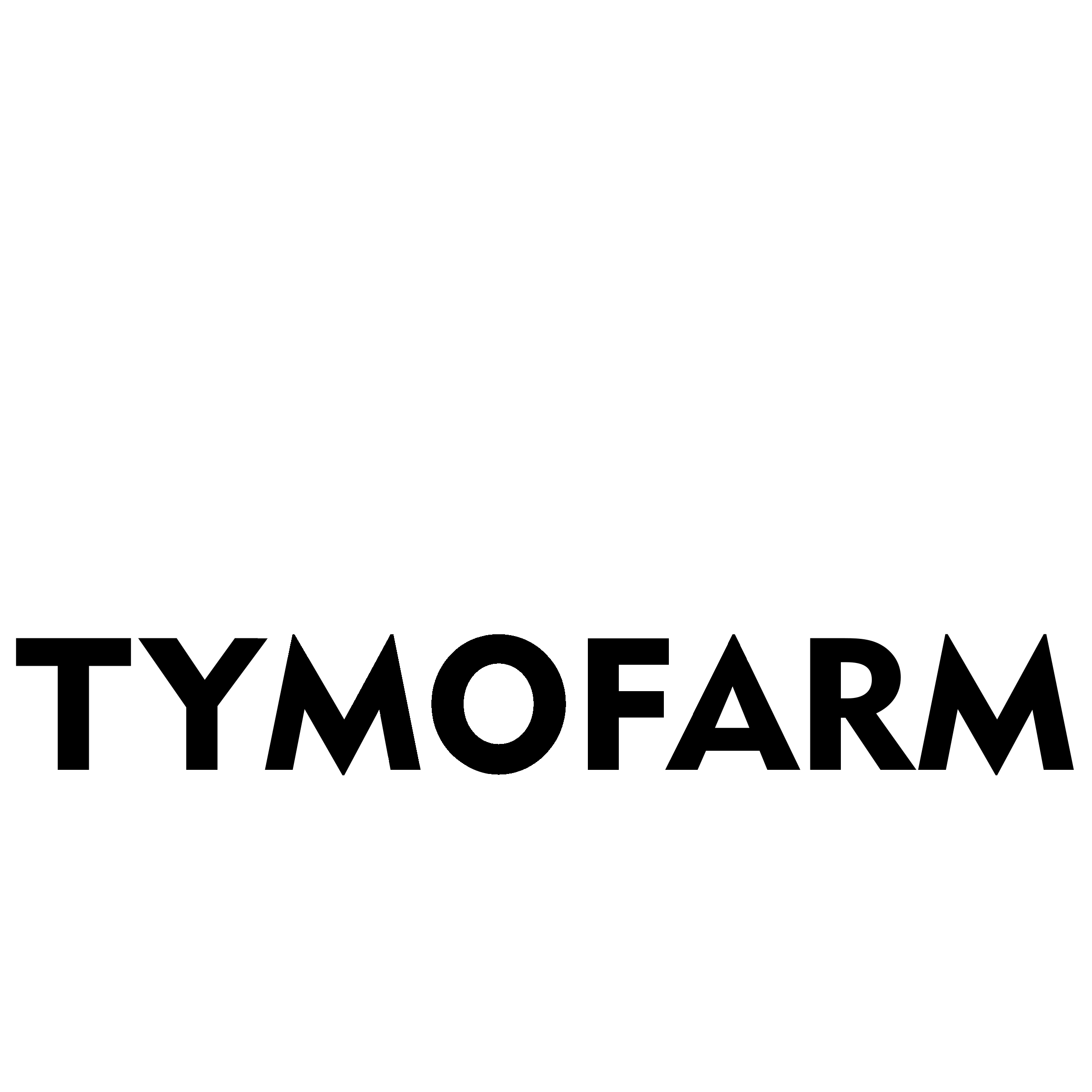 Tymofarm Logo black and white