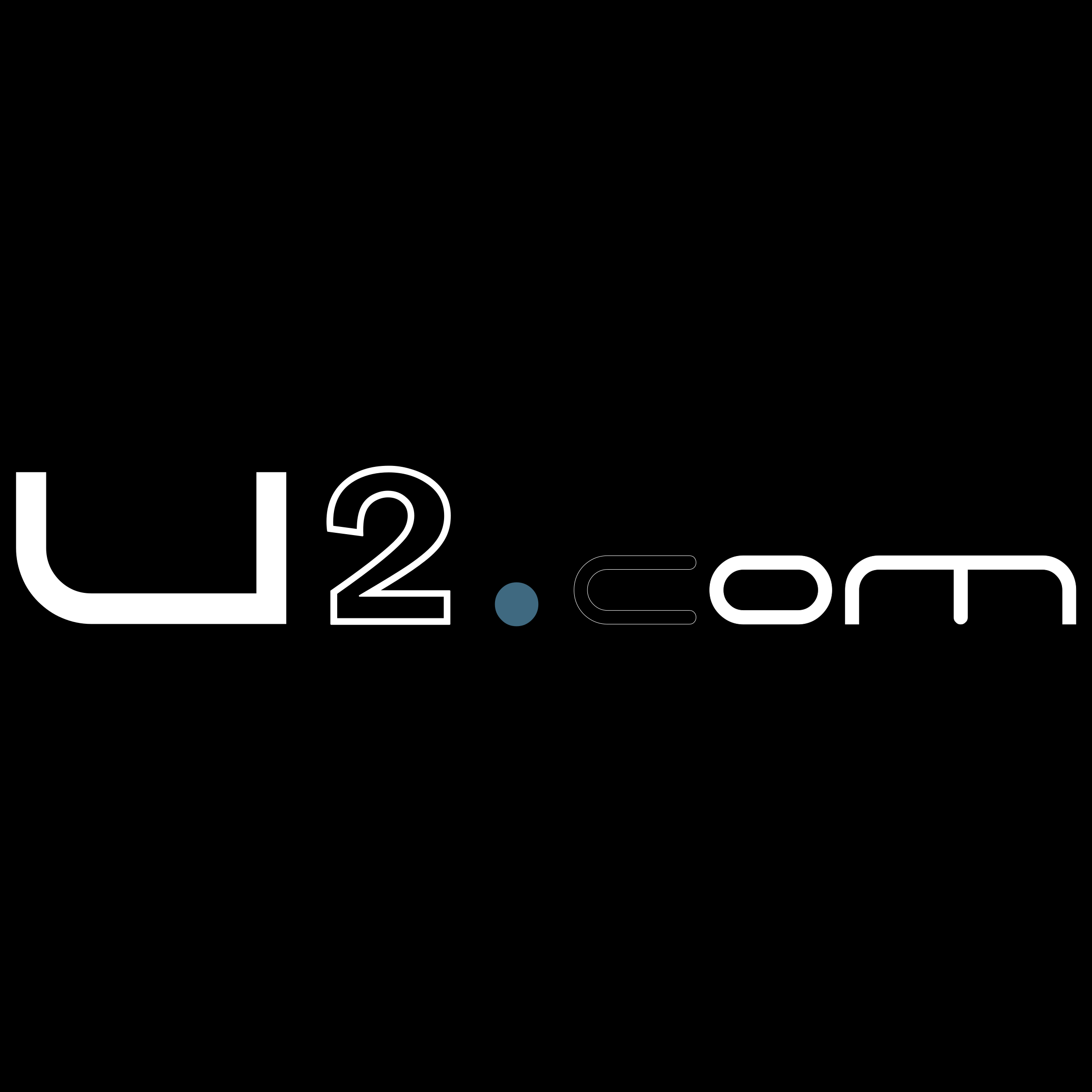 U2 com Logo png transparent
