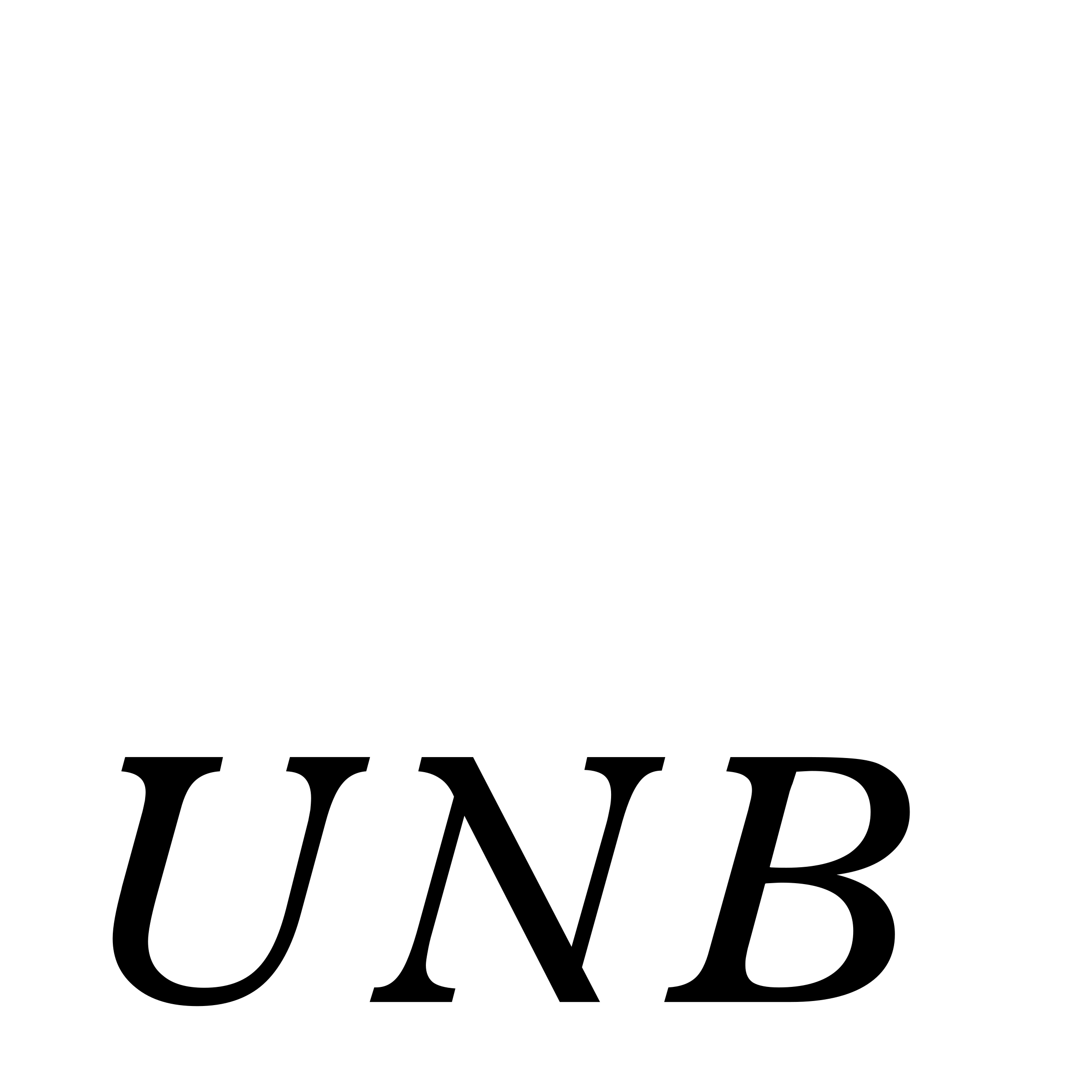 UNB Logo black and white