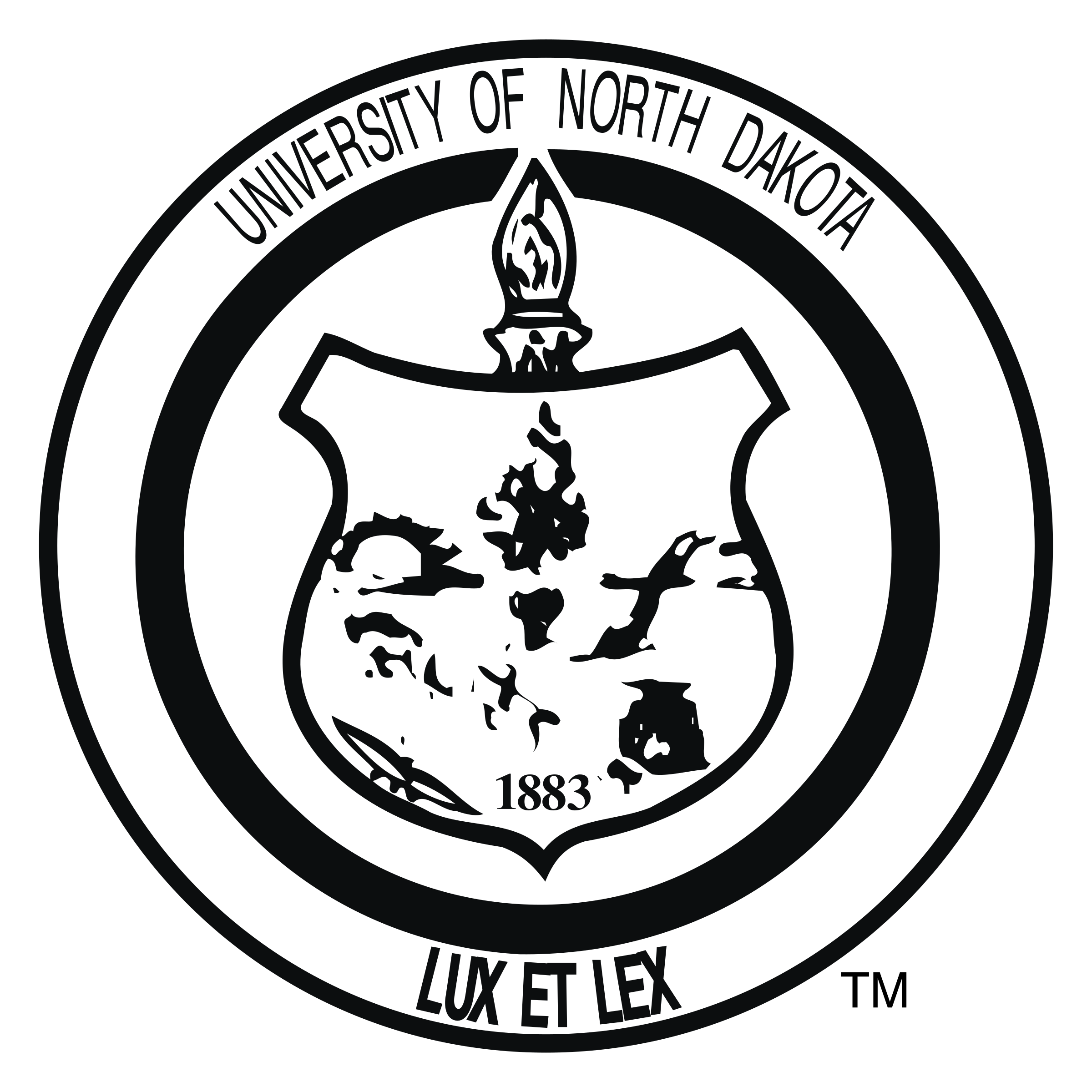 UND Logo png transparent