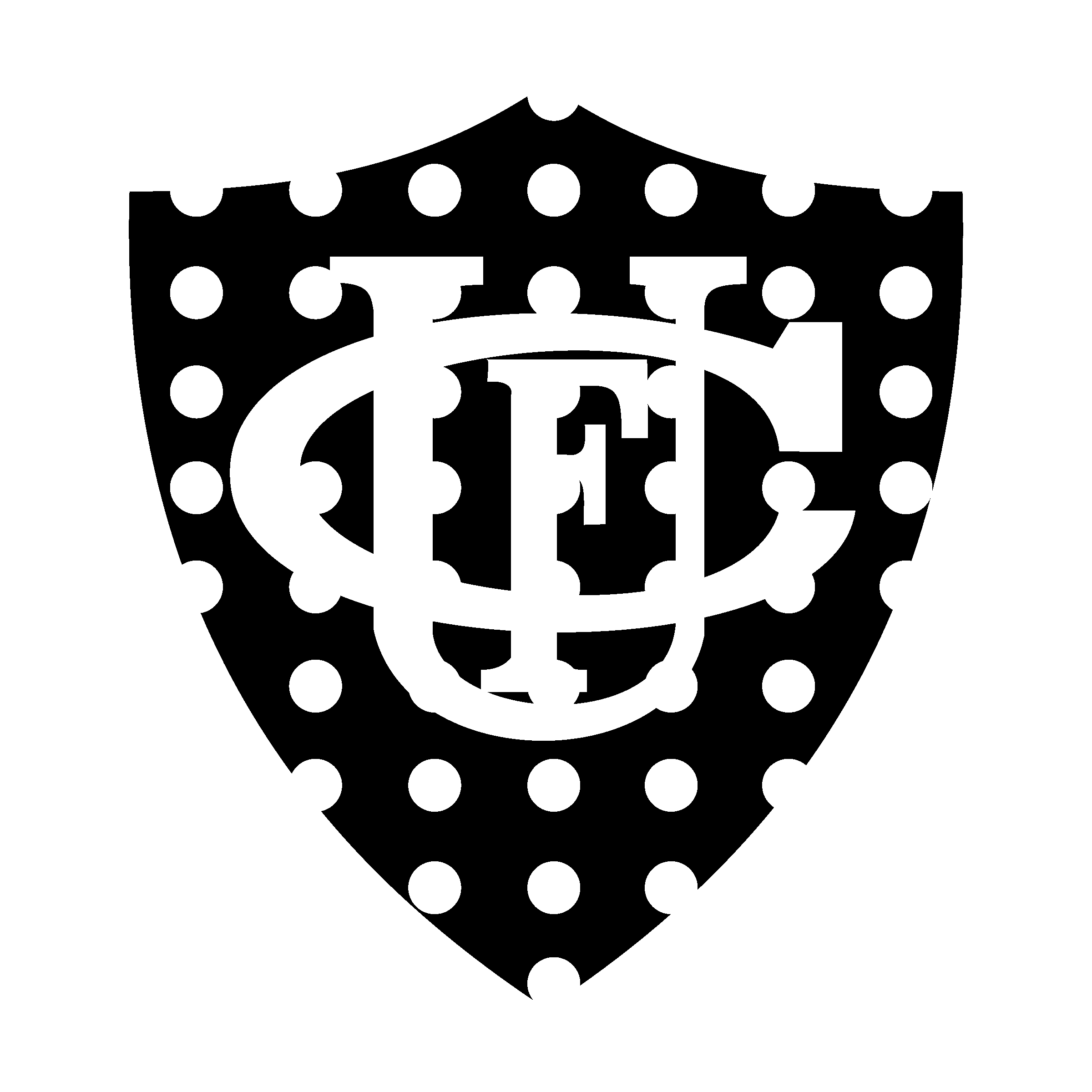 Universal Futebol Clube do Rio de Janeiro RJ Logo black and white