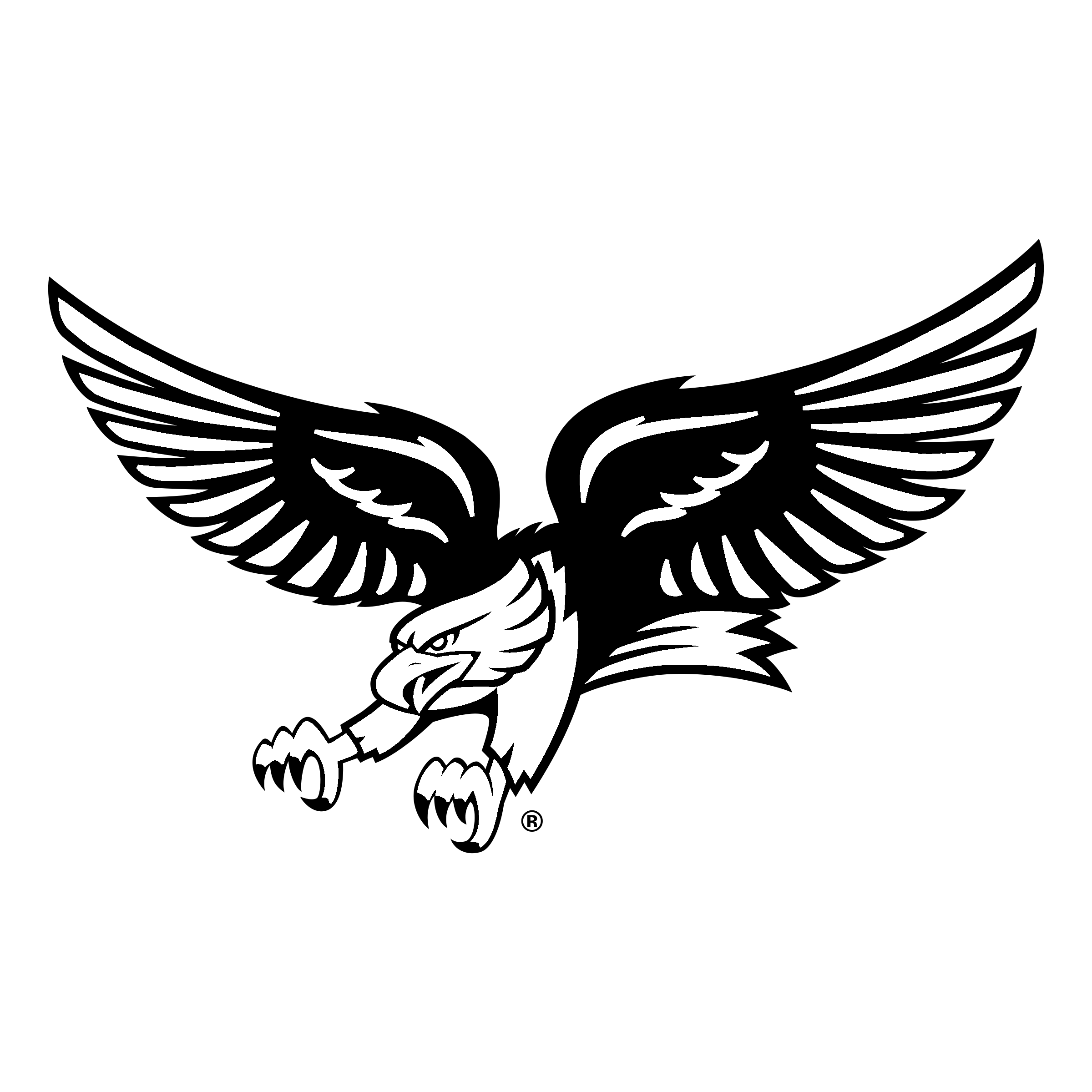 UNT Mean Green Logo black and white