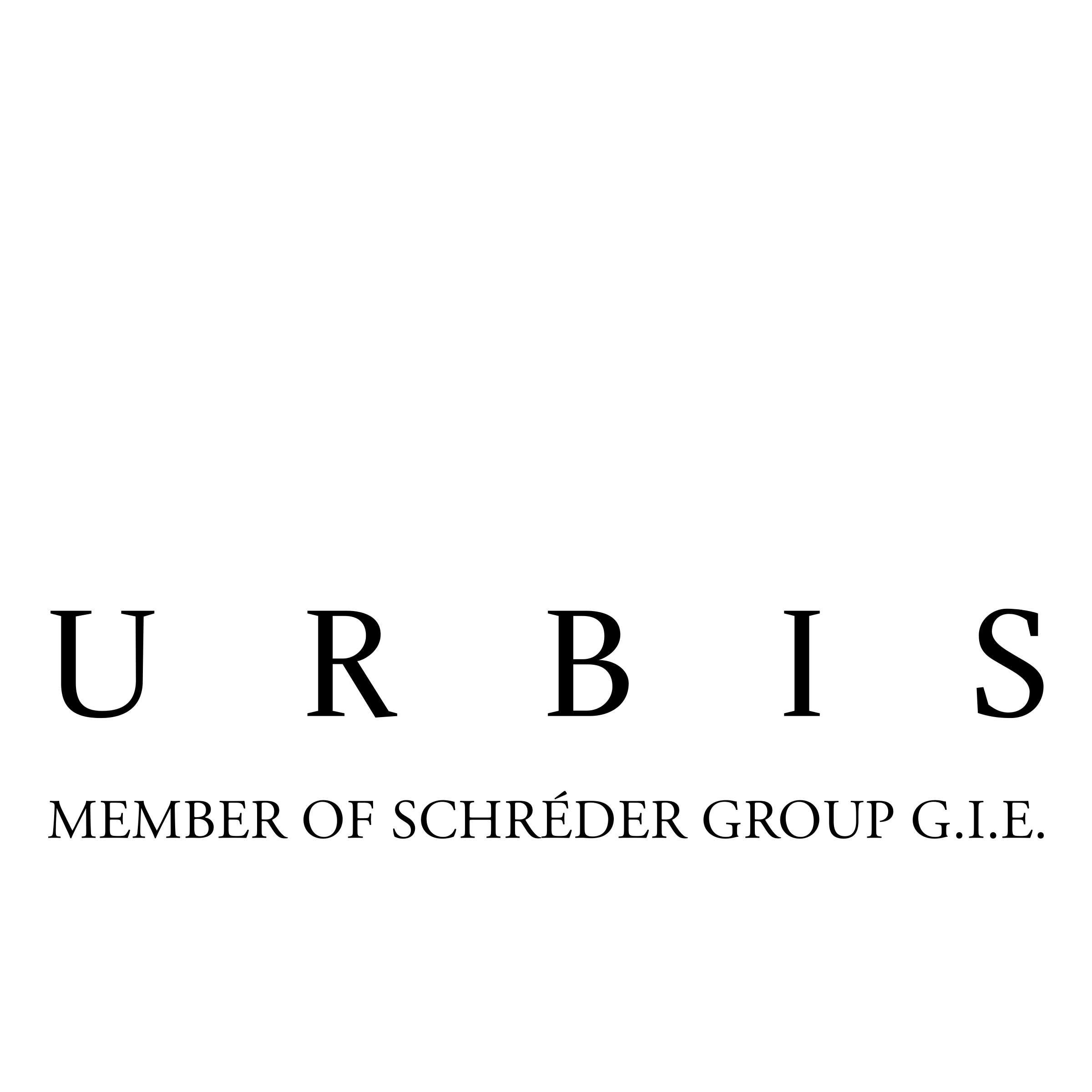 Urbis Logo black and white