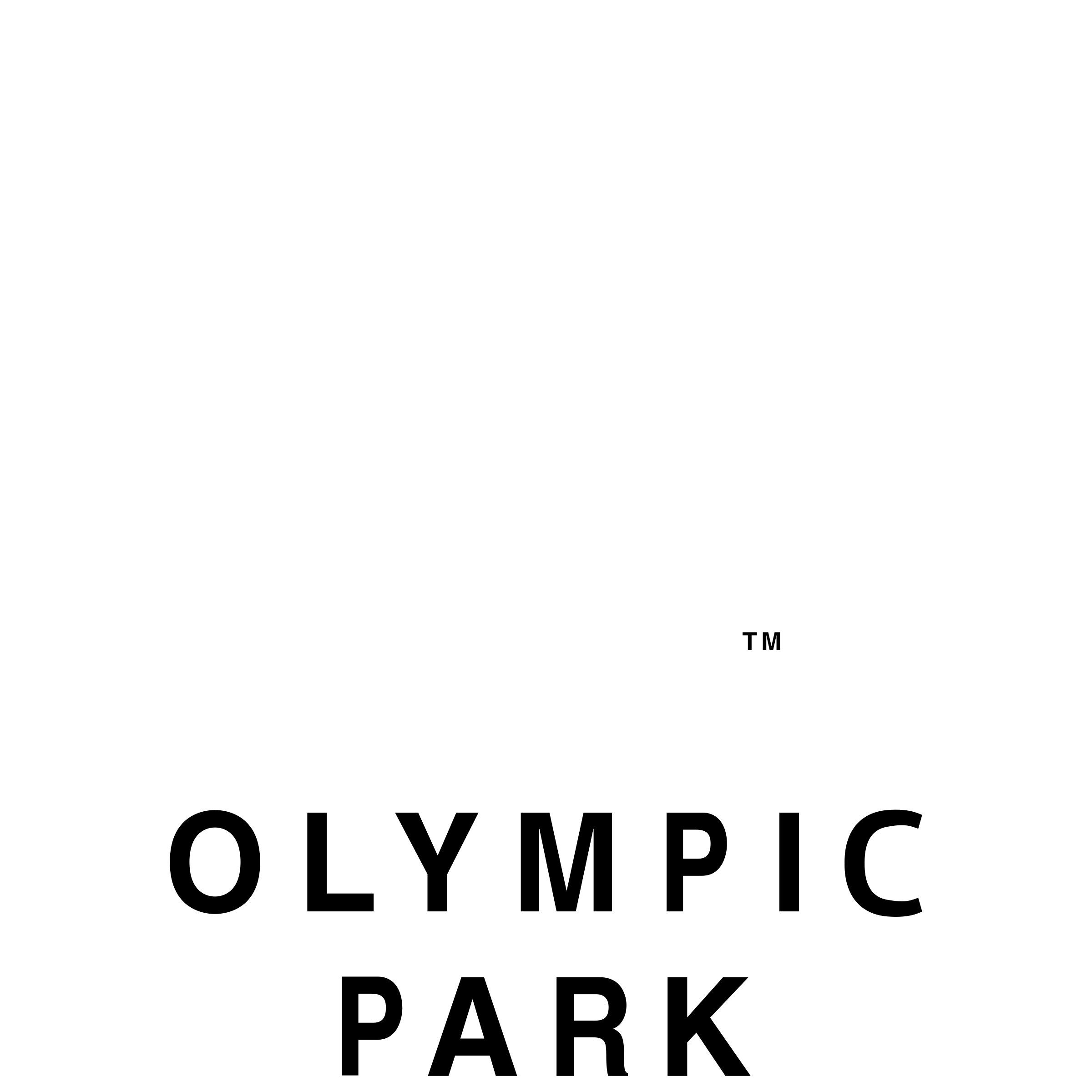 Utah Olympic Park Logo black and white