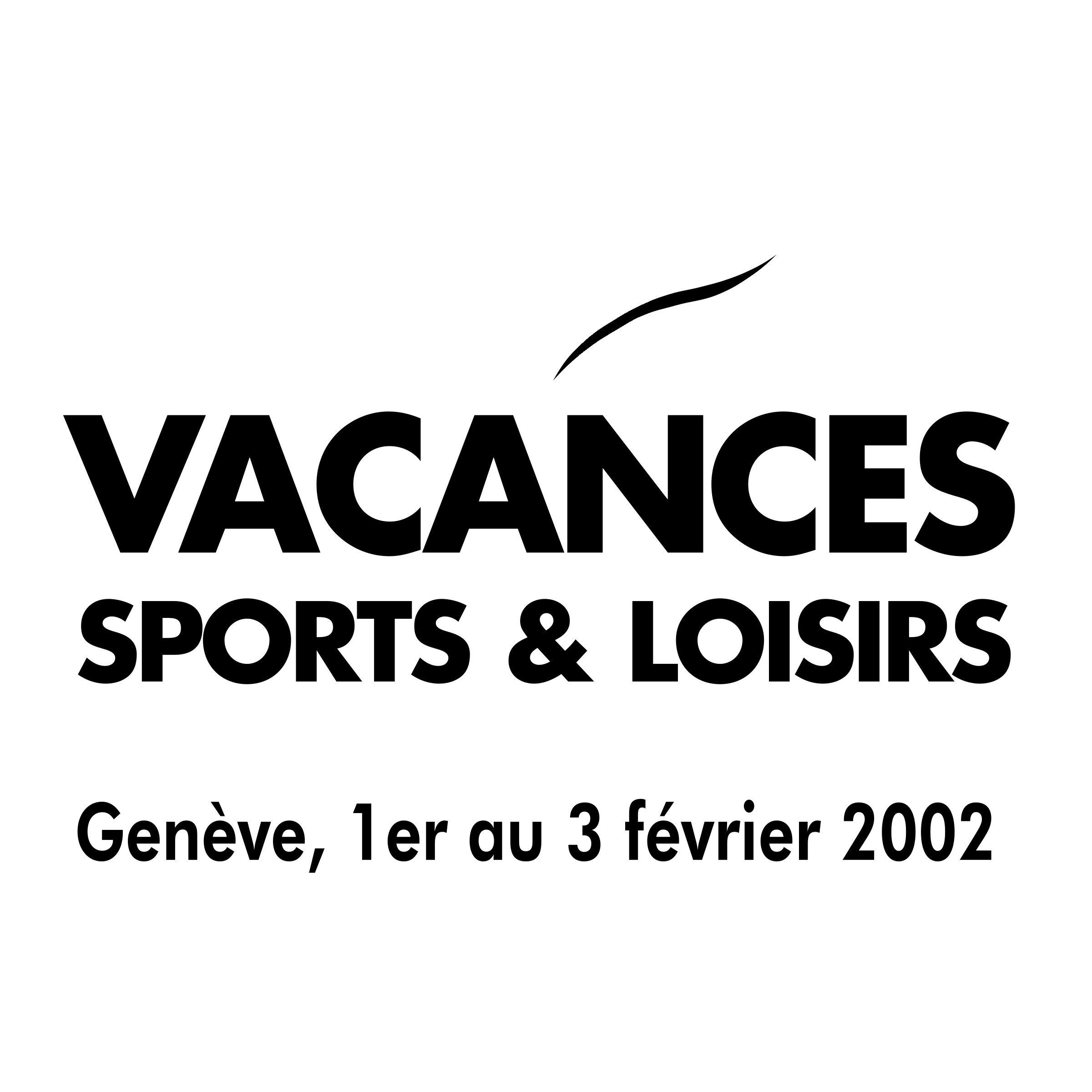 Vacances Logo black and white