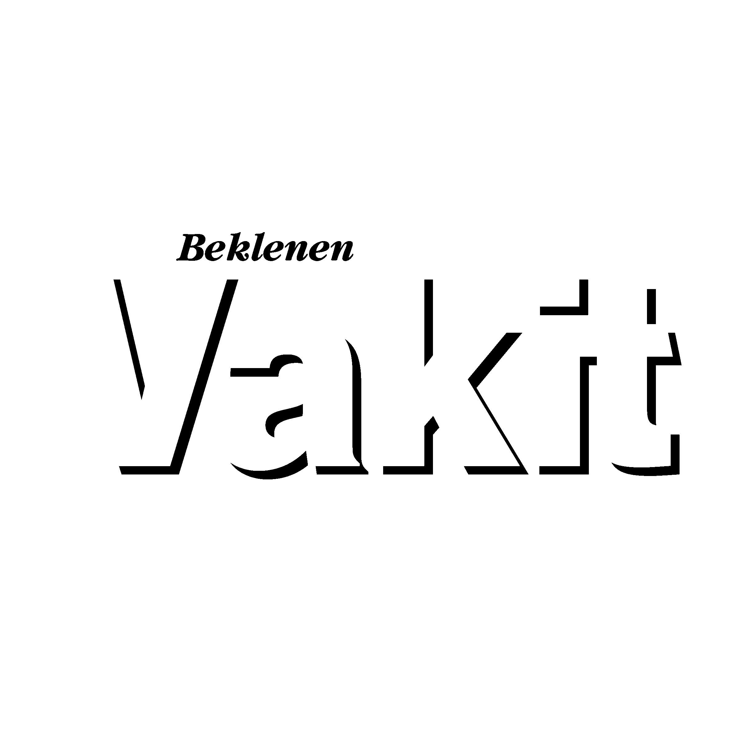 Vakit Logo black and white