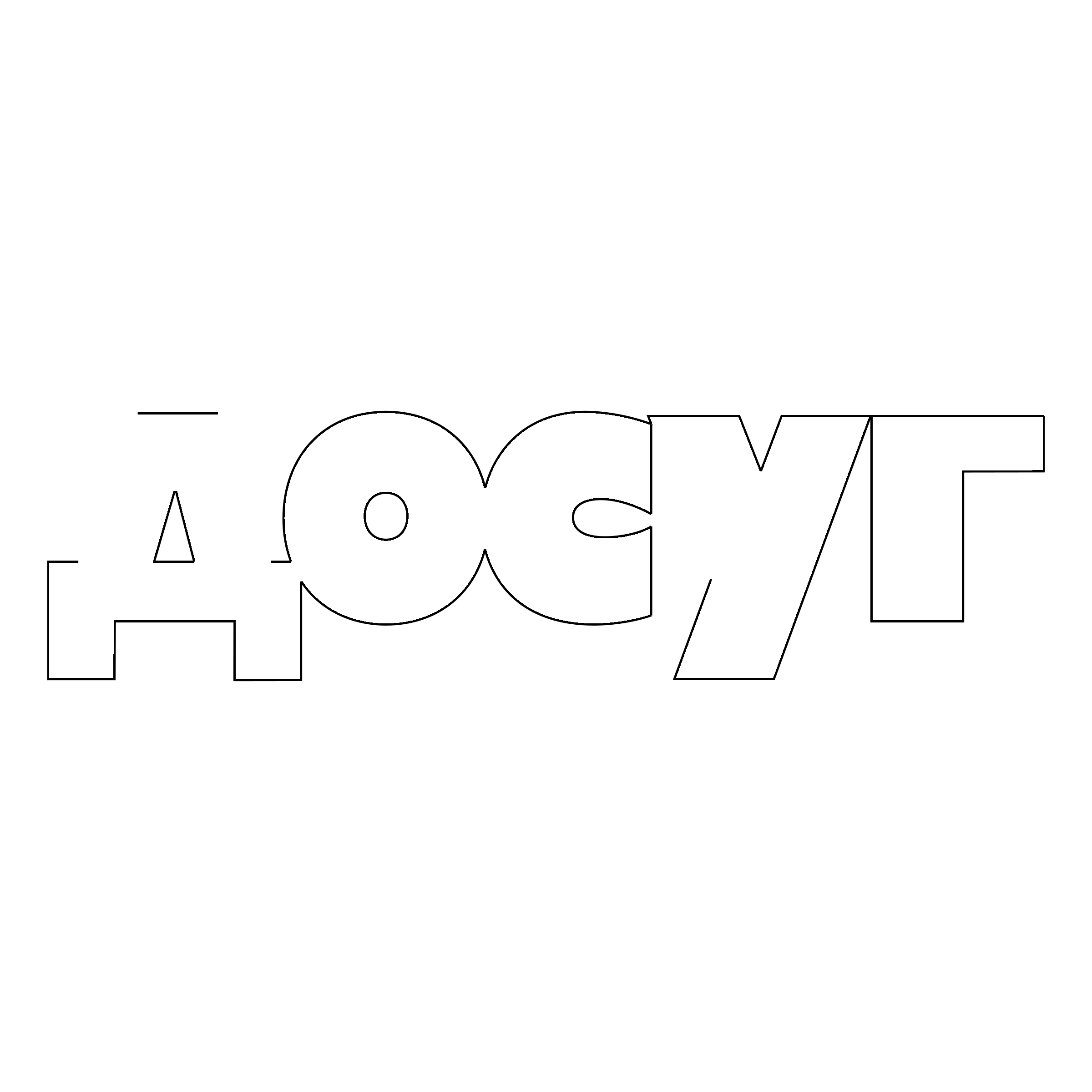 Vash dosug Logo black and white