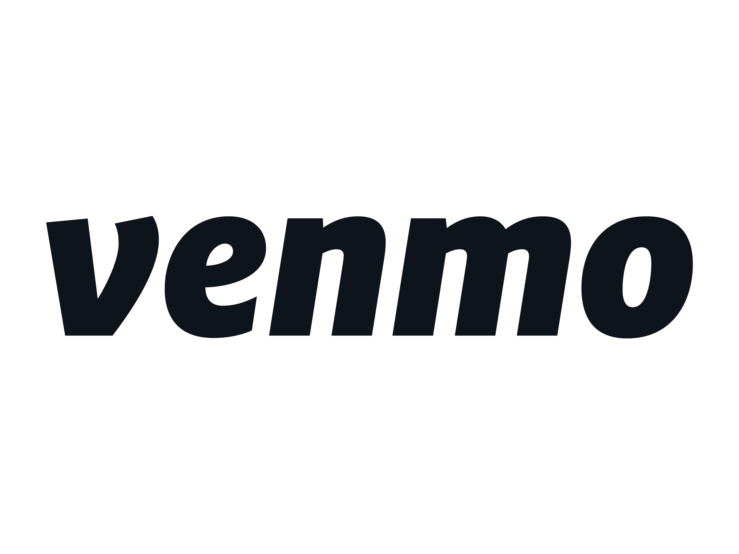 Venmo logo black and white