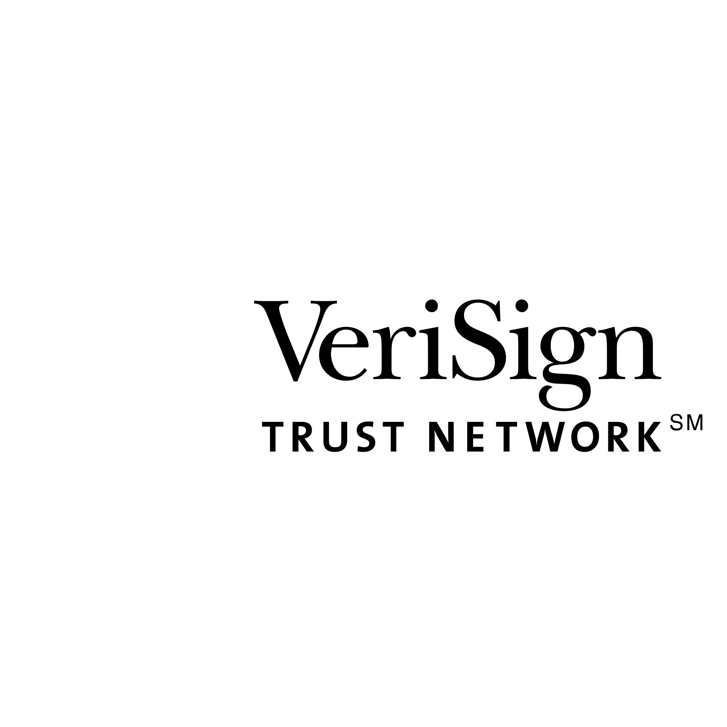 VeriSign Logo black and white