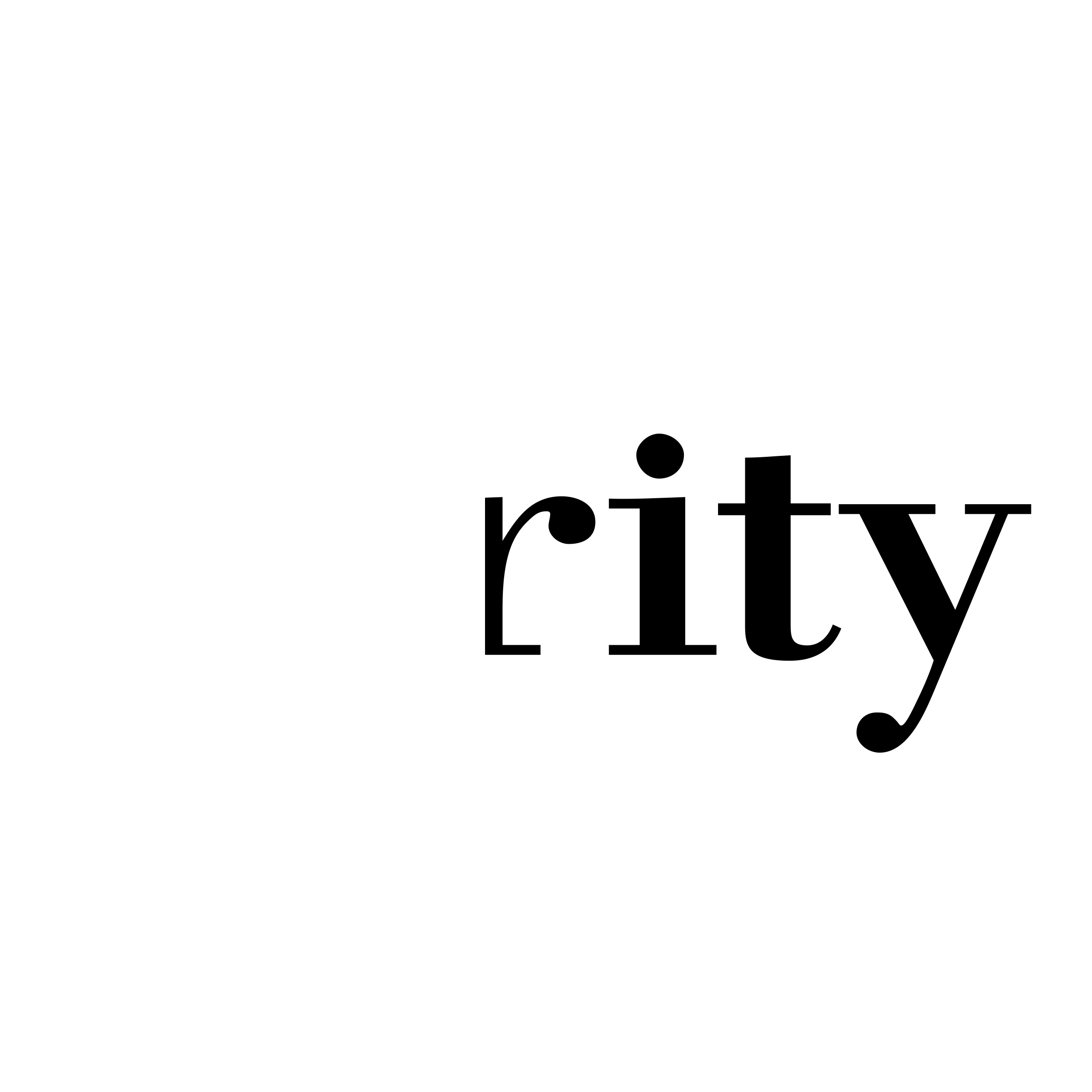 Verity Logo black and white