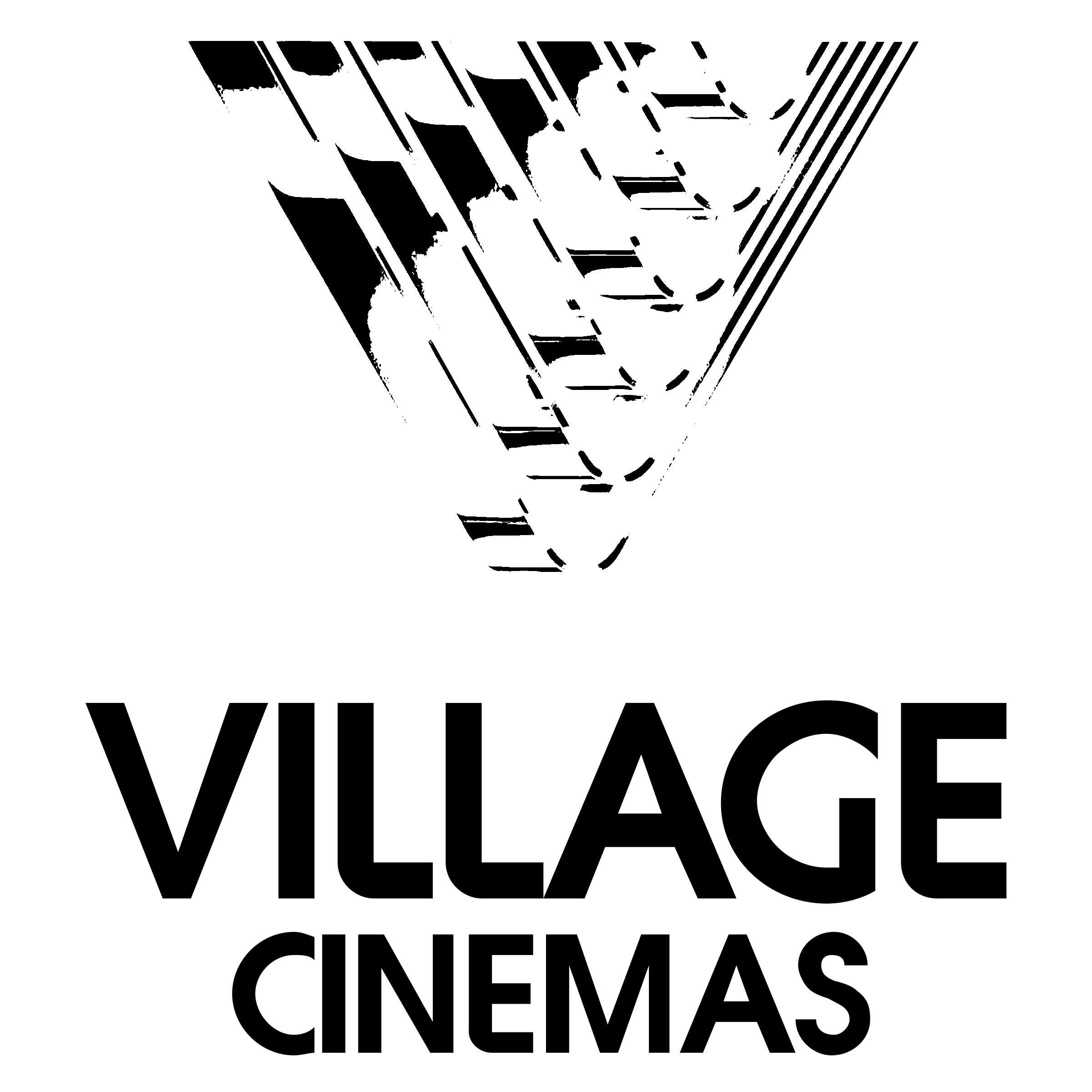 Village Cinemas Logo black and white