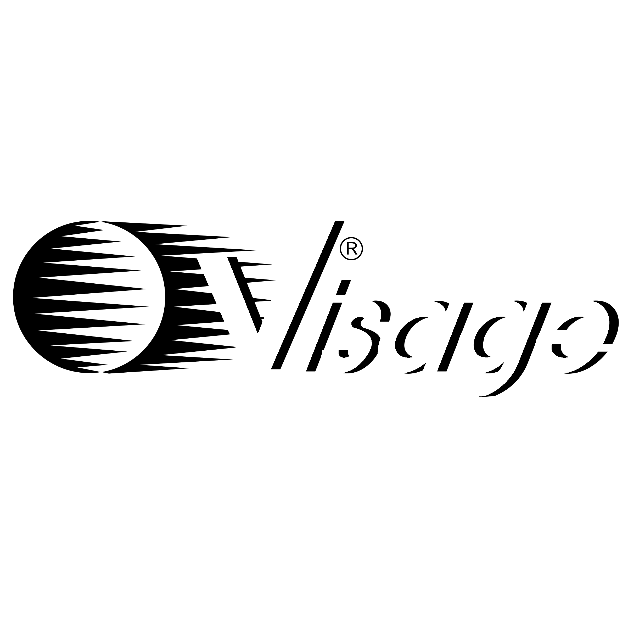 Visage Logo black and white