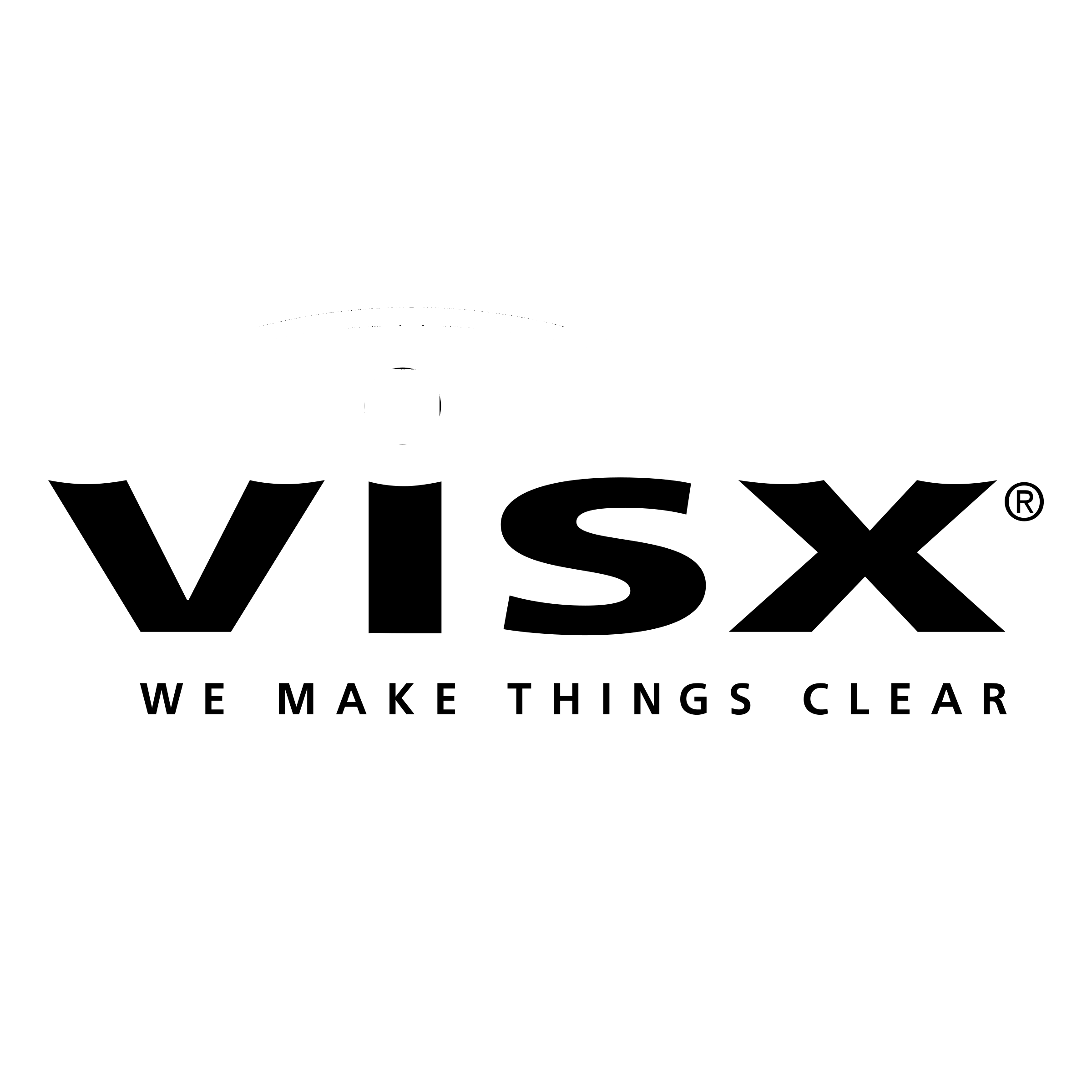 Visx Logo black and white