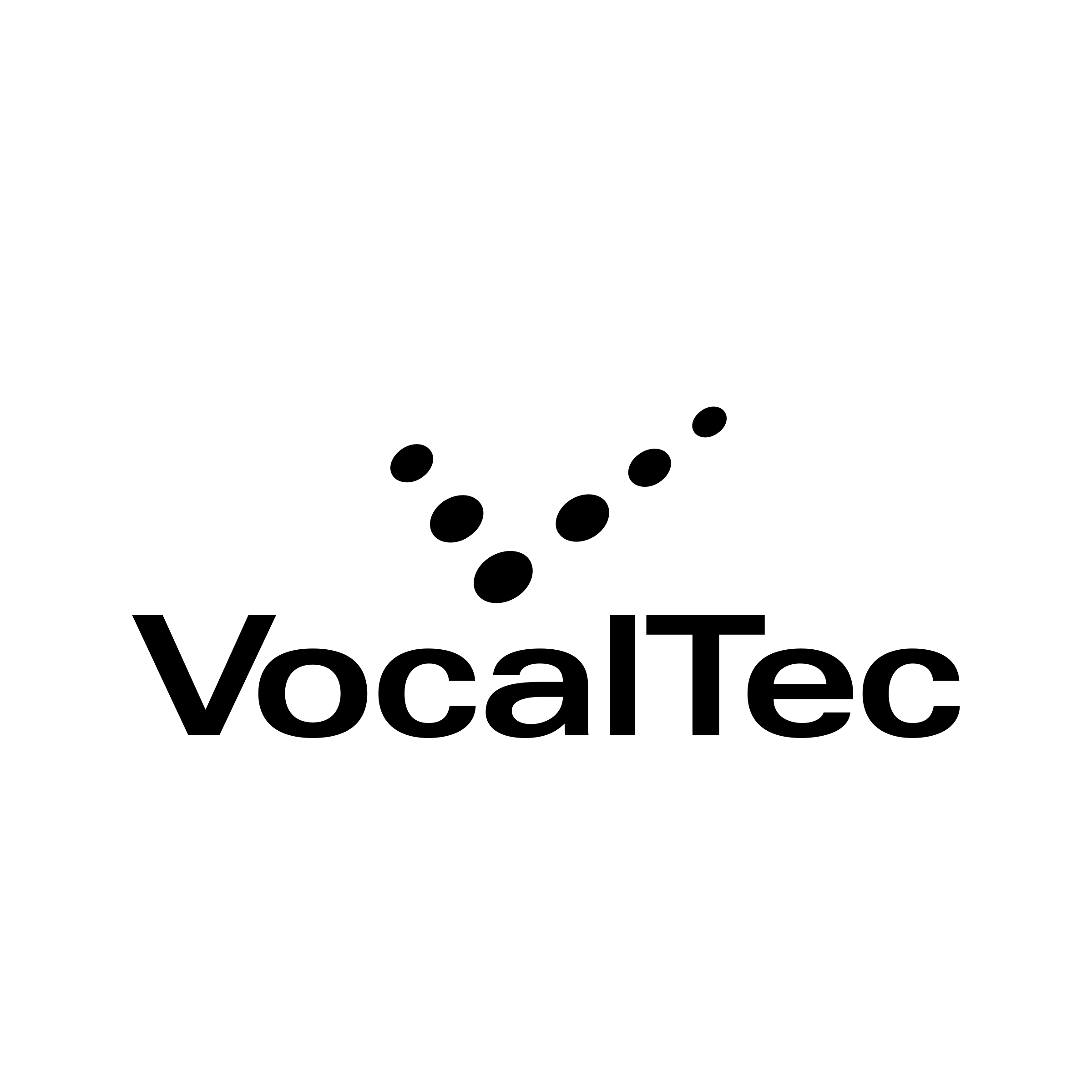 VocalTec Communications Logo black and white