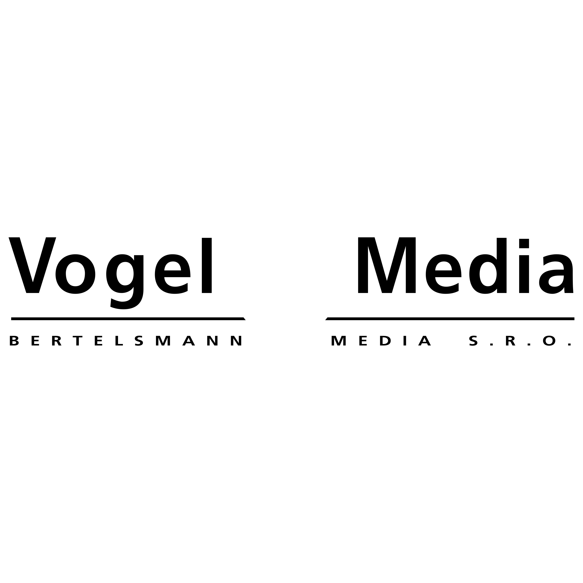Vogel Media Logo black and white