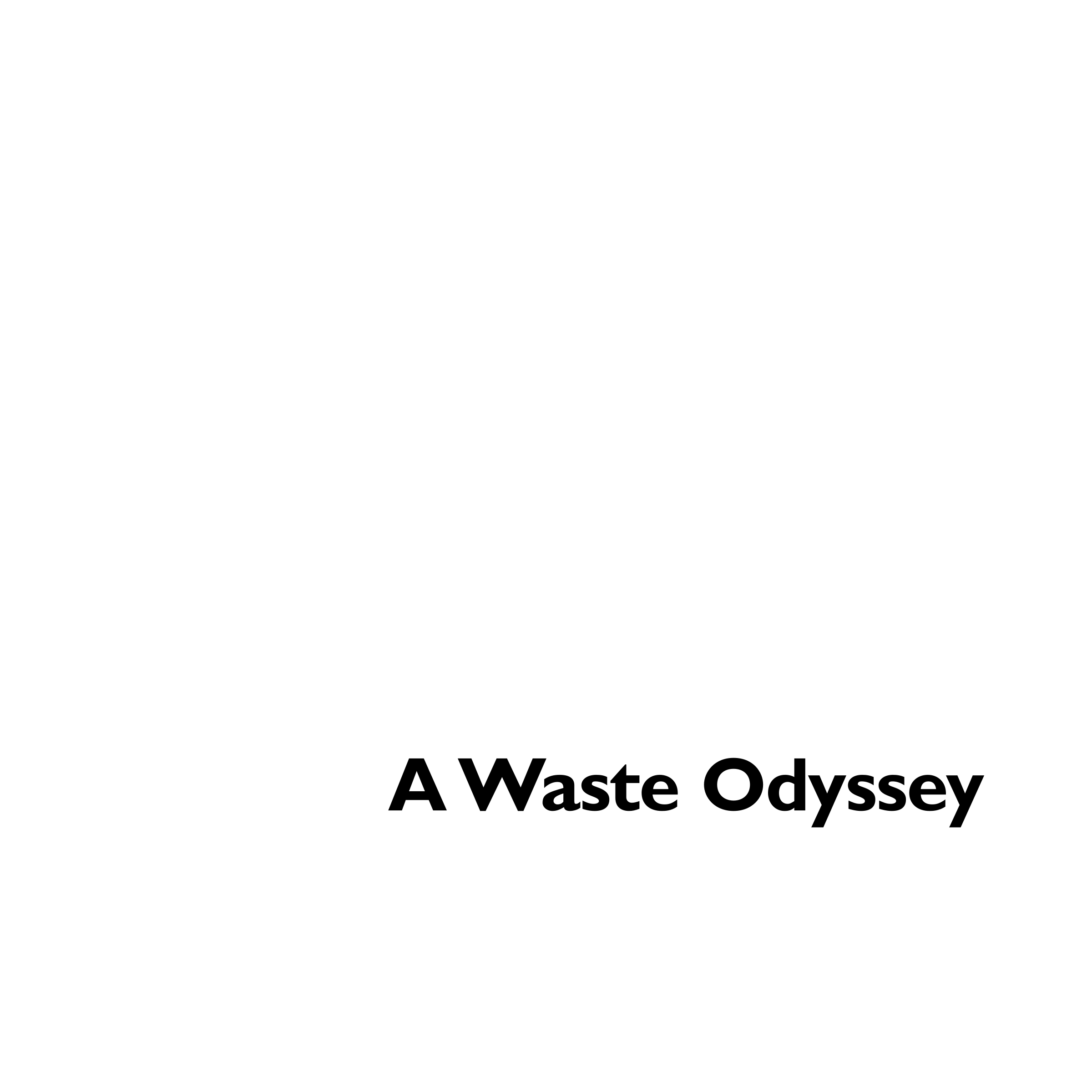 Wasteon Logo black and white