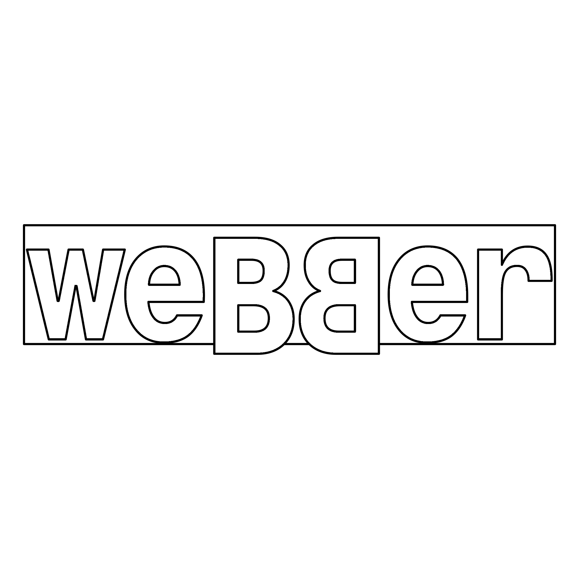 Webber Logo black and white