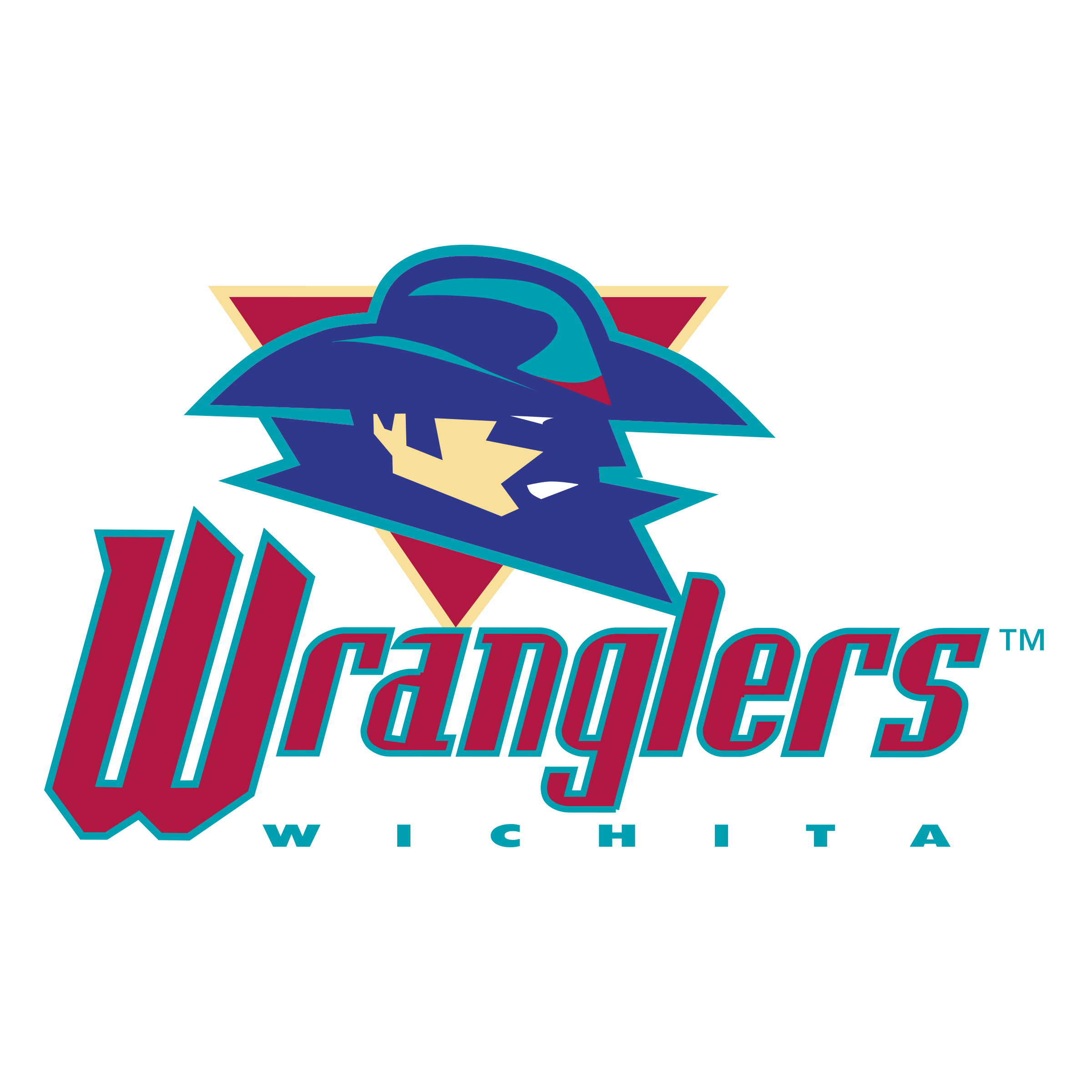 Wichita Wranglers Logo png transparent