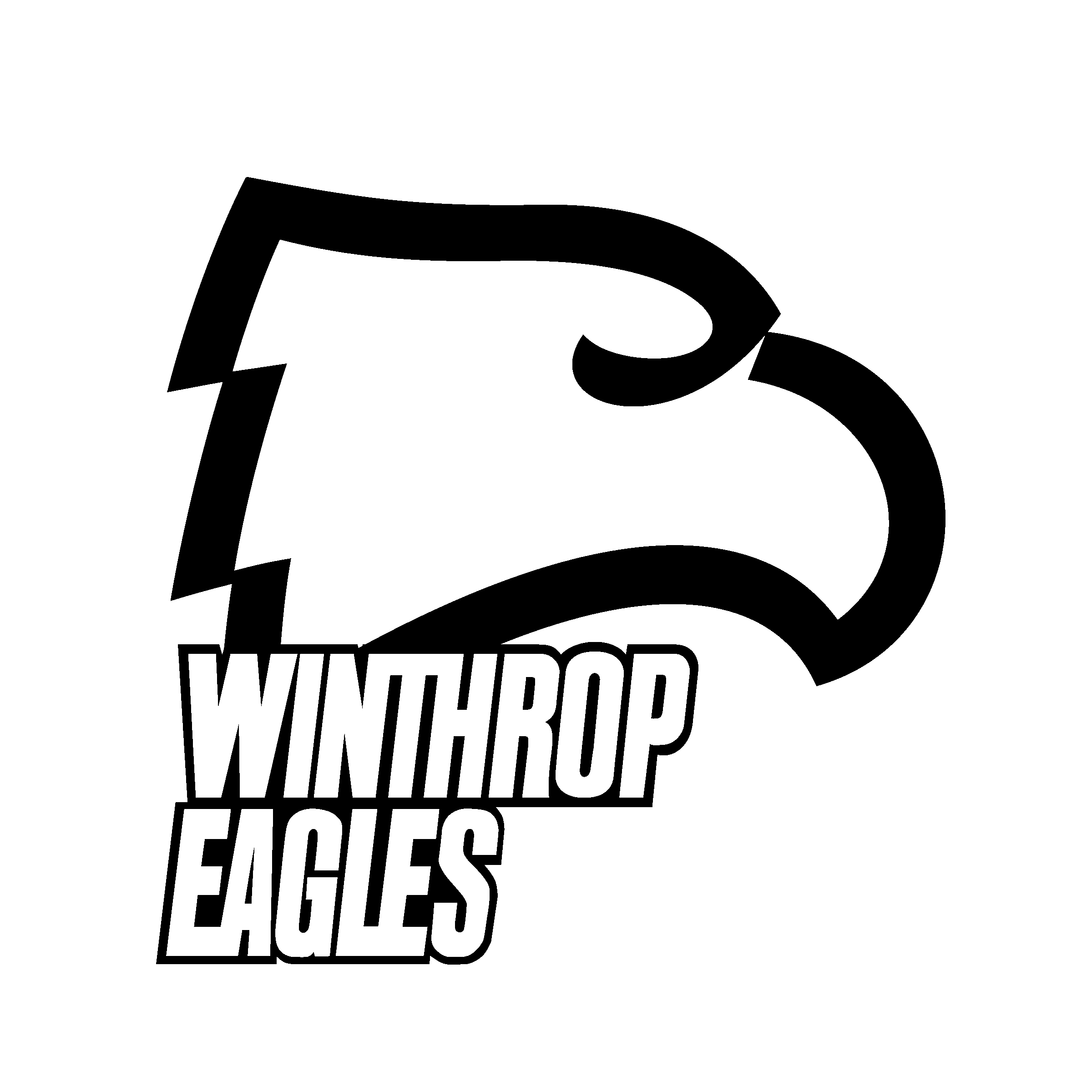 Winthrop Eagles Logo PNG Transparent & SVG Vector Freebie Supply