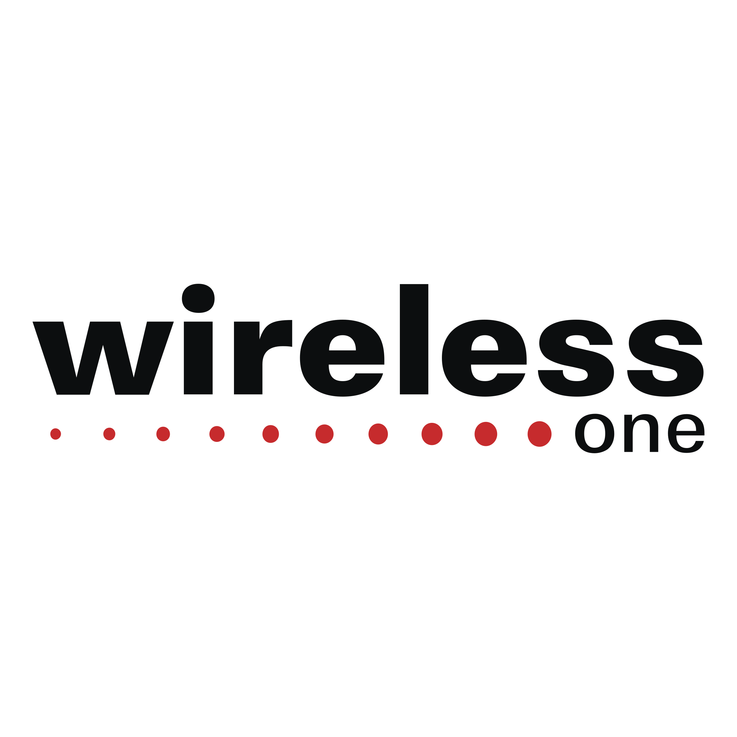 Wireless One Logo PNG Transparent & SVG Vector Freebie Supply