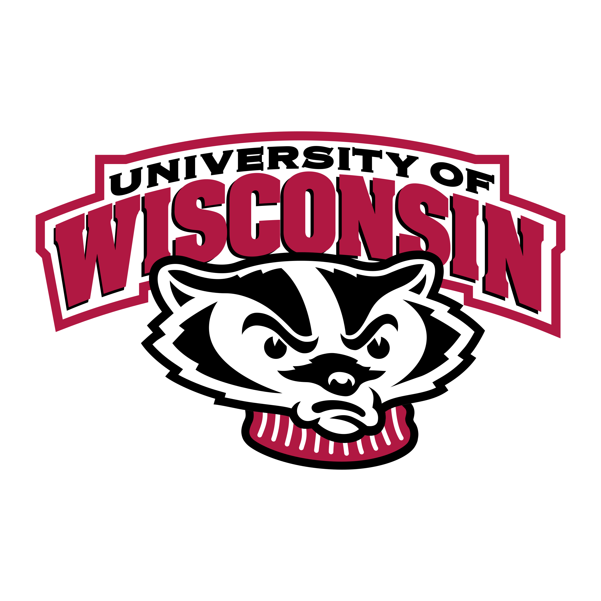 Wisconsin Badgers Logo PNG Transparent SVG Vector Freebie Supply