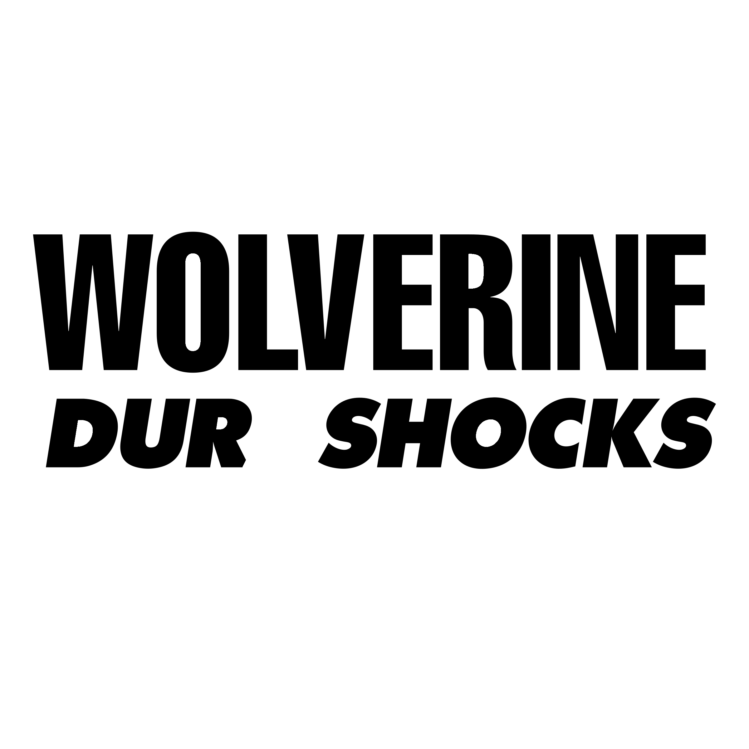 Wolverine Logo black and white