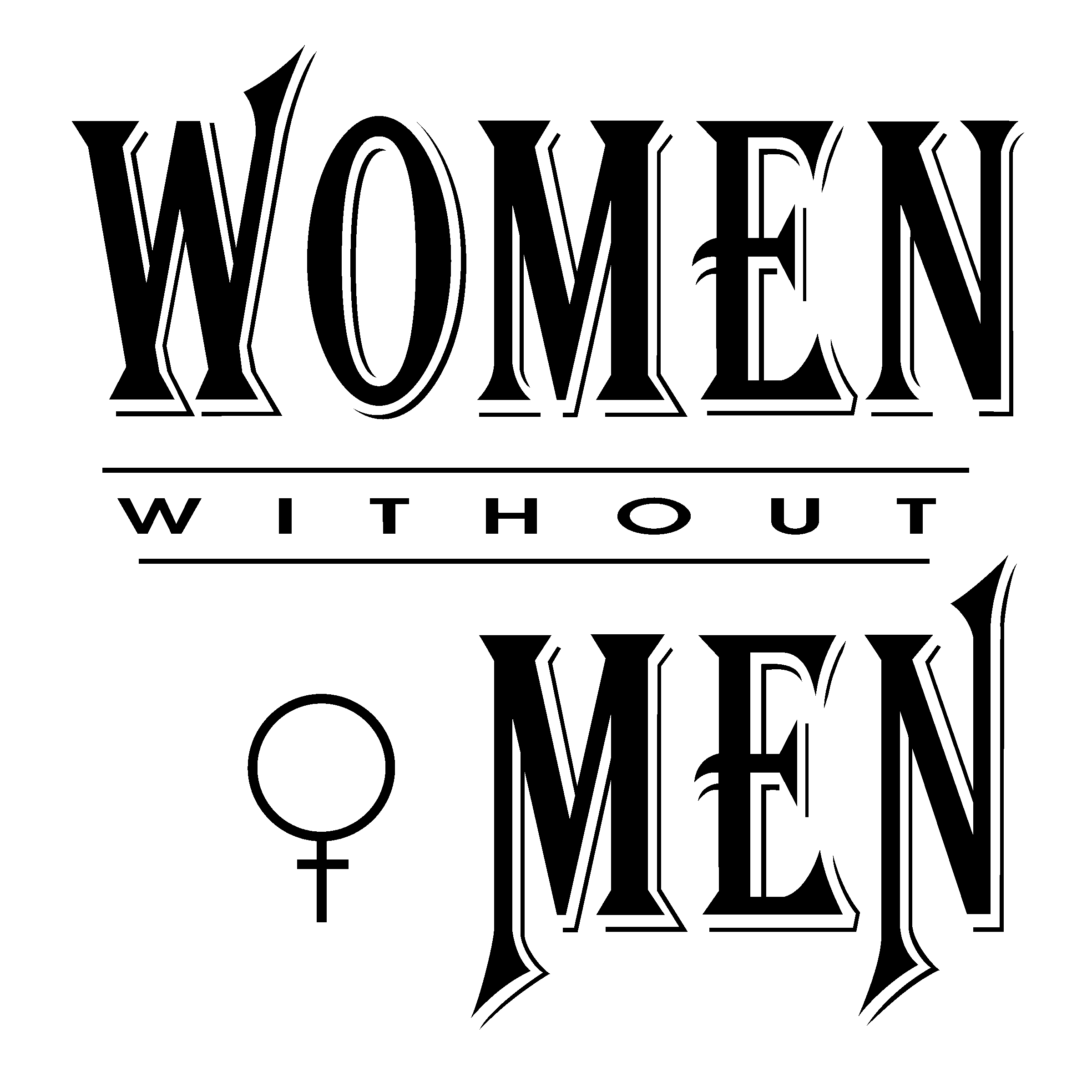 Women without Men Logo black and white