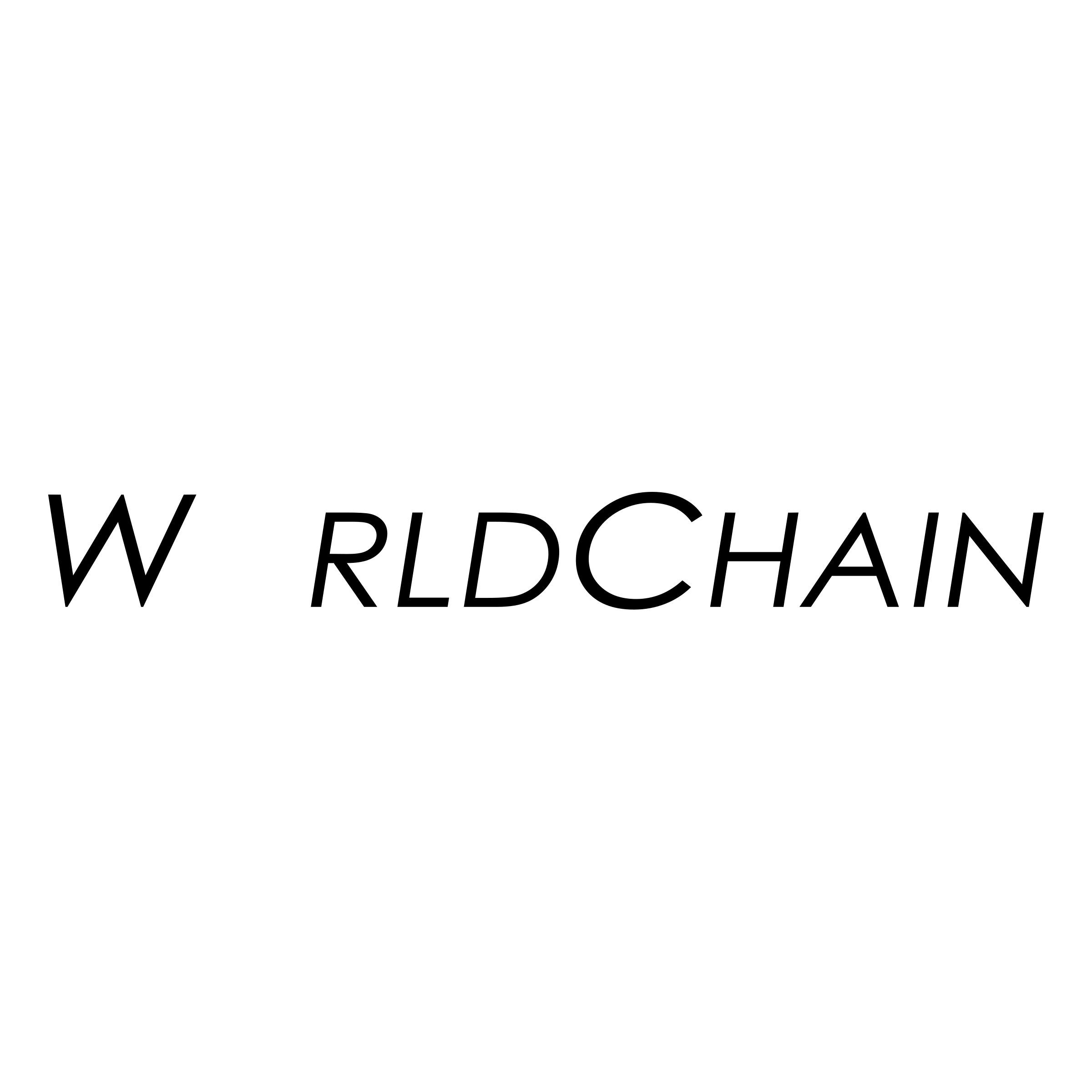 WorldChain Logo black and white