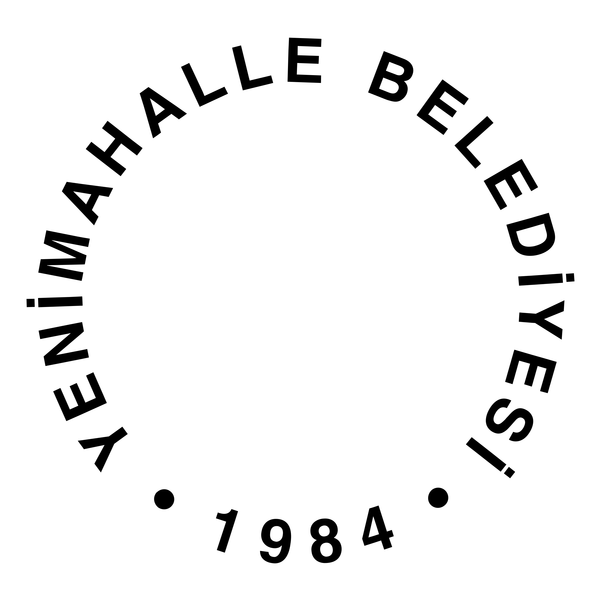 Yenimahalle Belediyesi Logo black and white