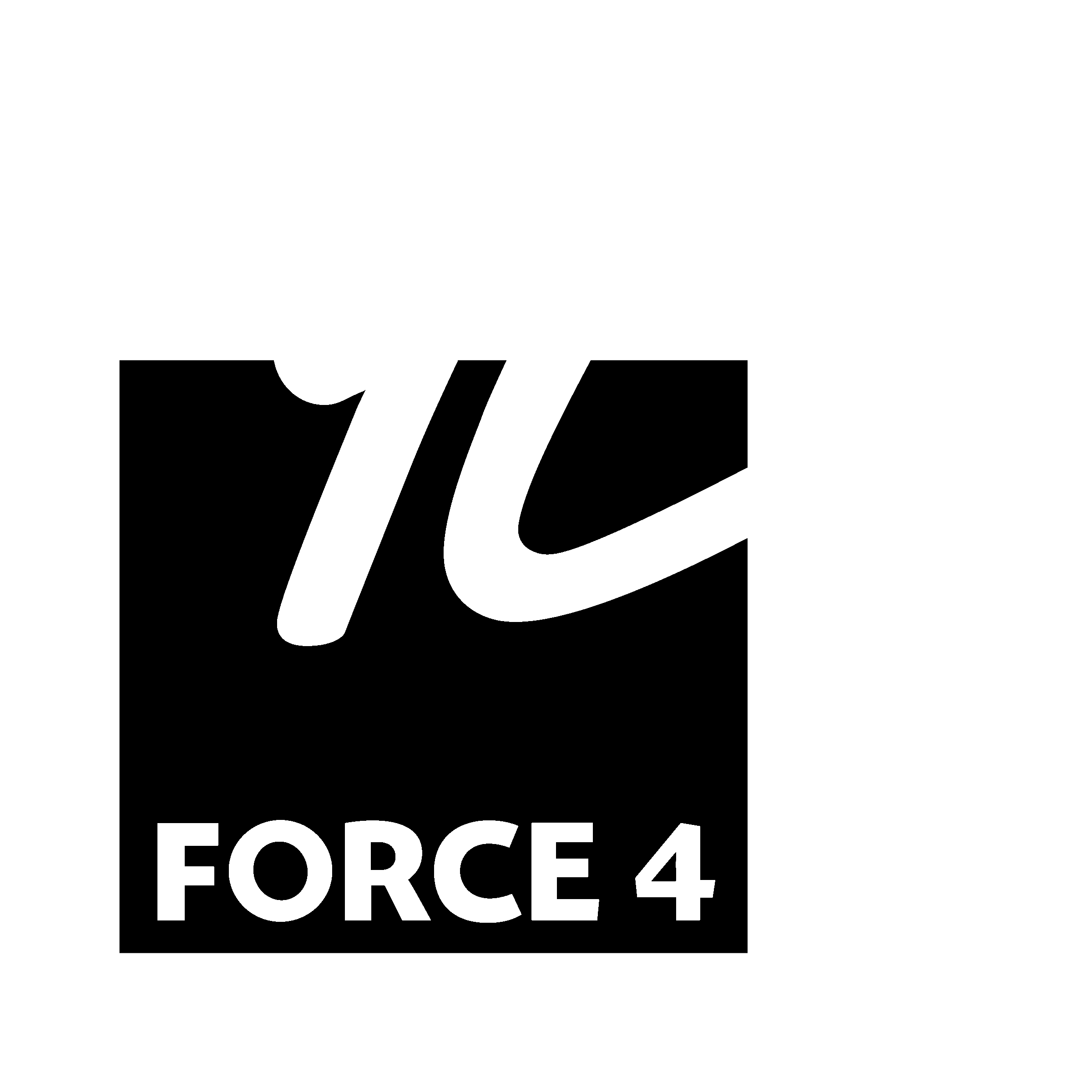 Yl Force 4 Logo black and white