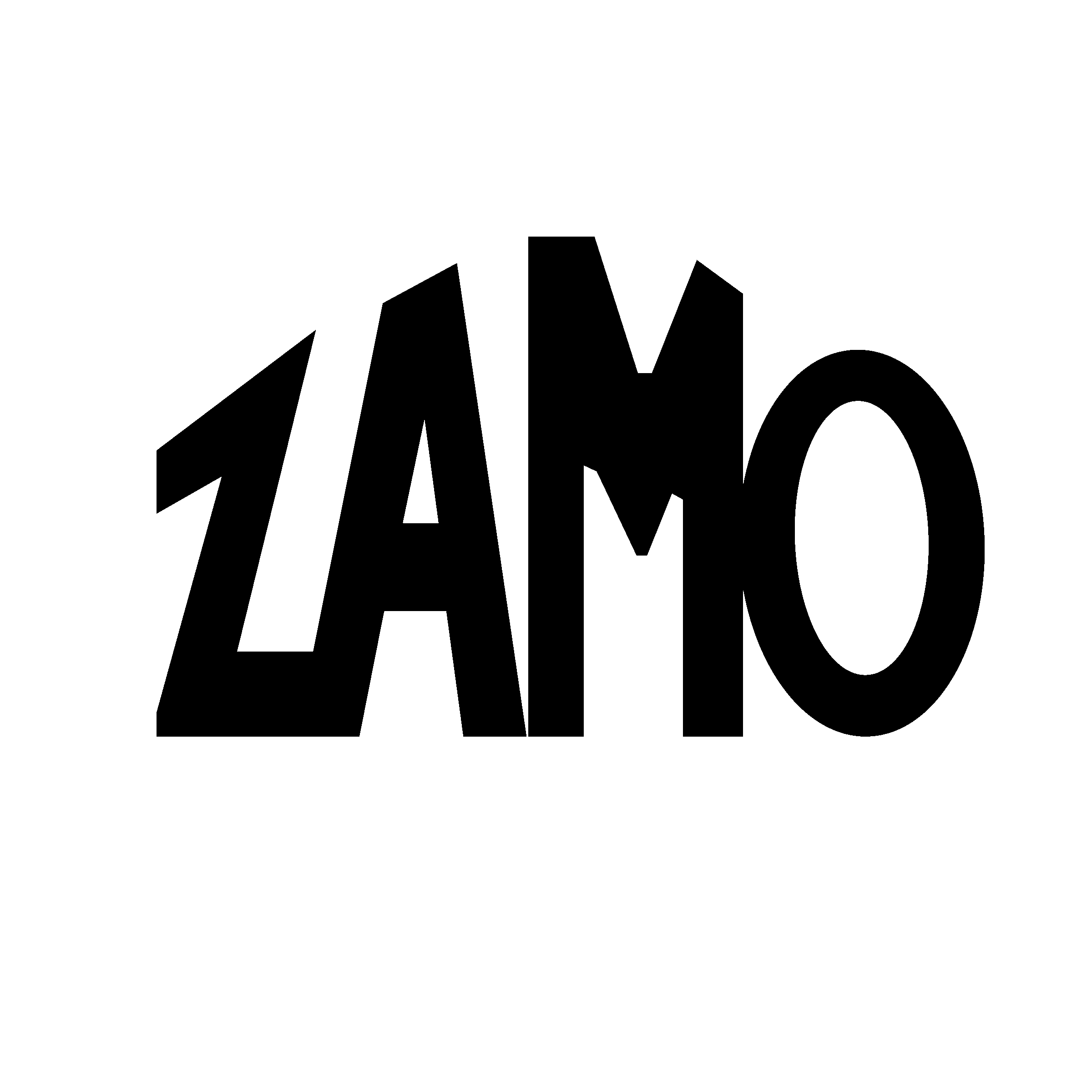 Zamo Logo black and white