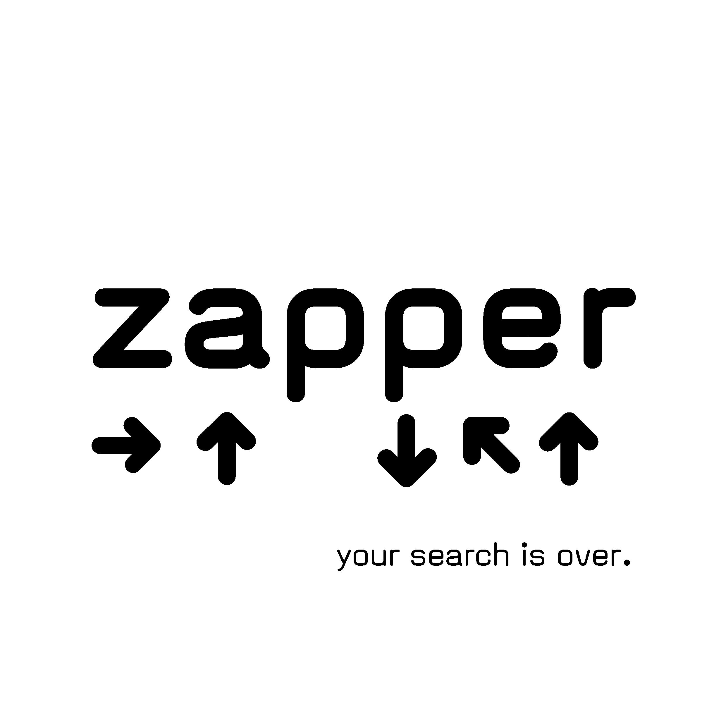 Zapper Logo black and white