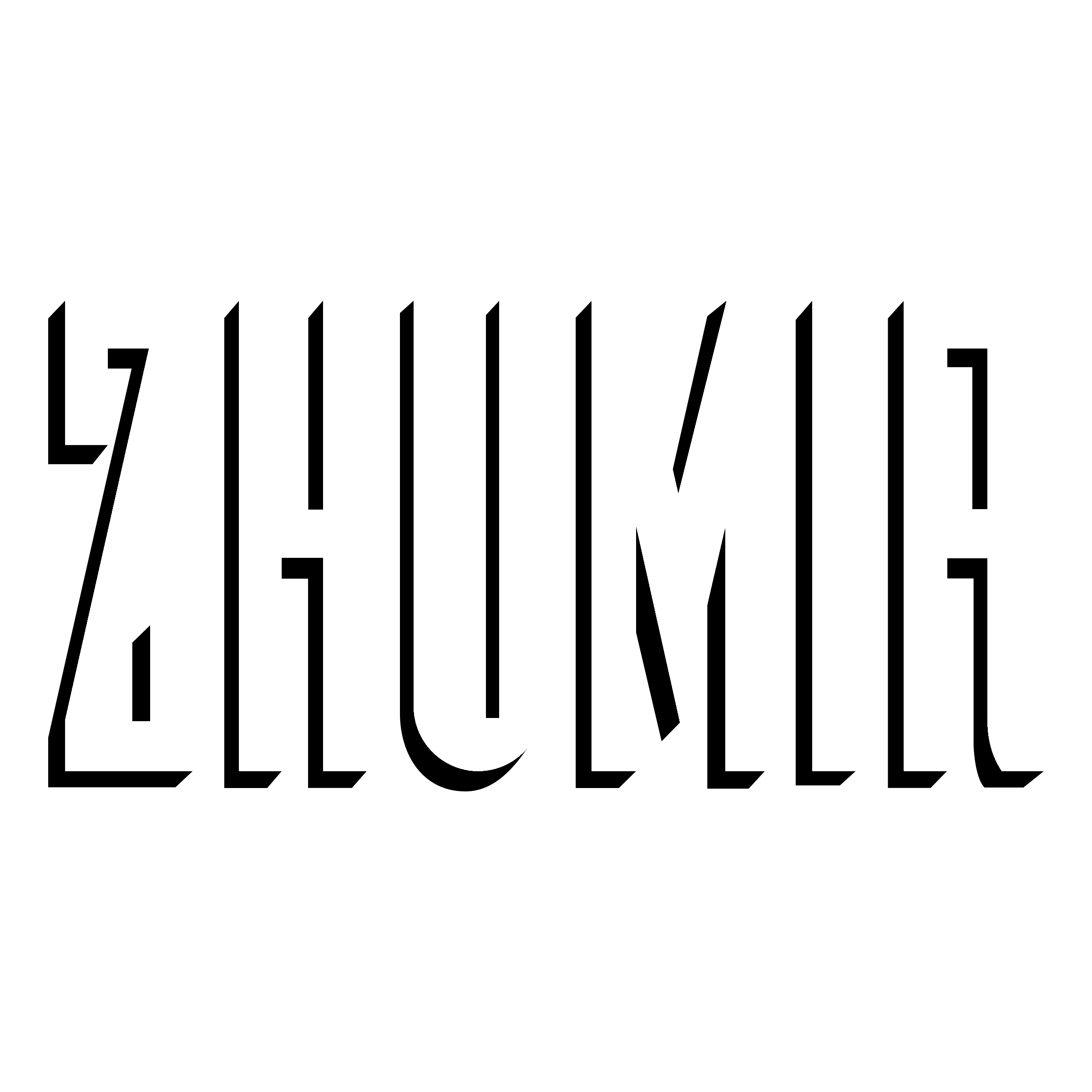 Zhumir Logo black and white