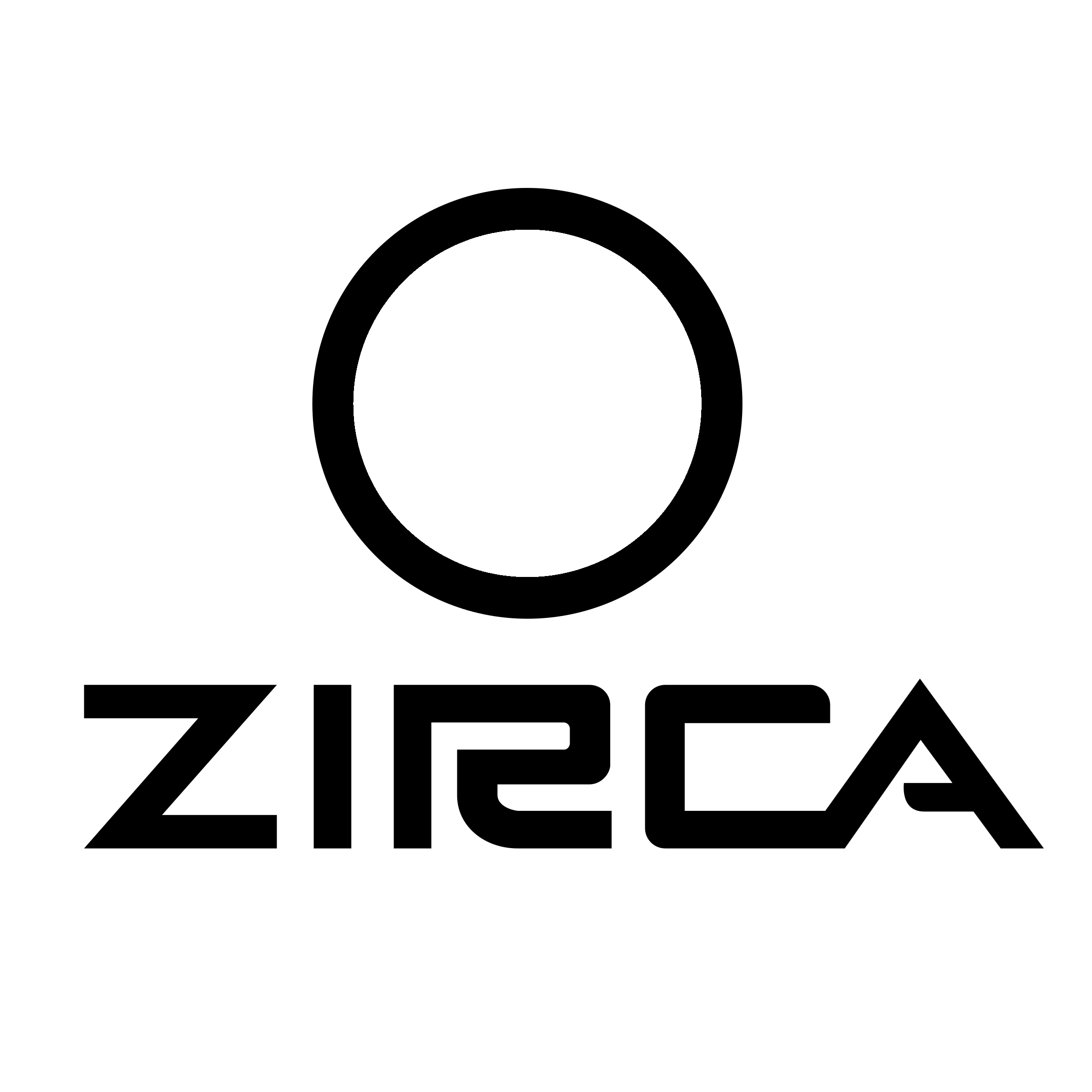 Zirca Telecommunications Logo black and white